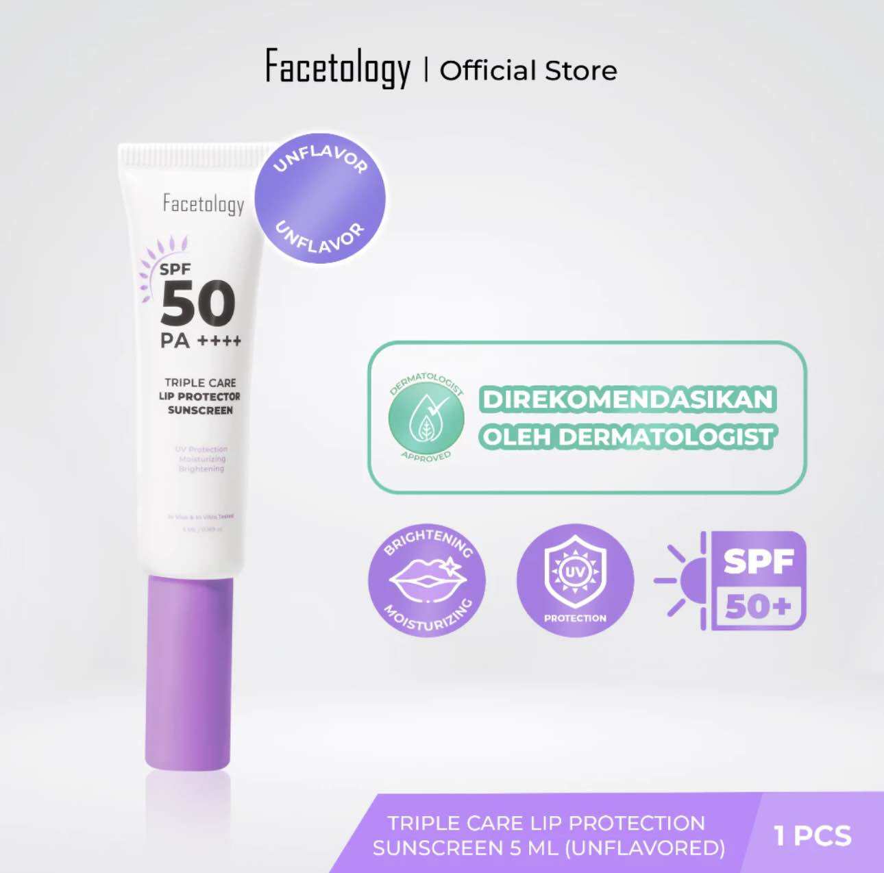 Facetology Triple Care Lip Protector Sunscreen Spf Pa Sunscreen