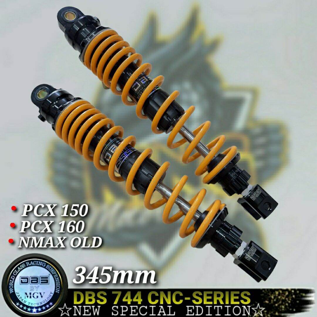 Shock PCX 160 345mm Shock DBS 744 CNC SERIES NMAX OLD PCX NEW 345mm