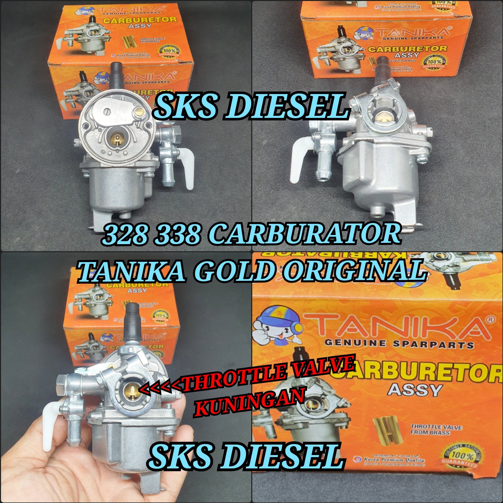 Carburator Karburator 318 328 338 Mesin Potong Rumput 2 Tak Merek