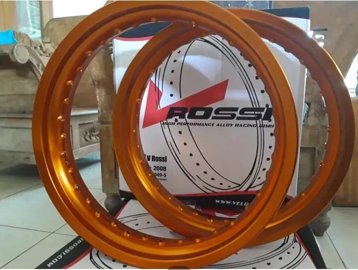 Velg Rossi Ring Tapak Lebar Uk Warna Orange Lazada Indonesia