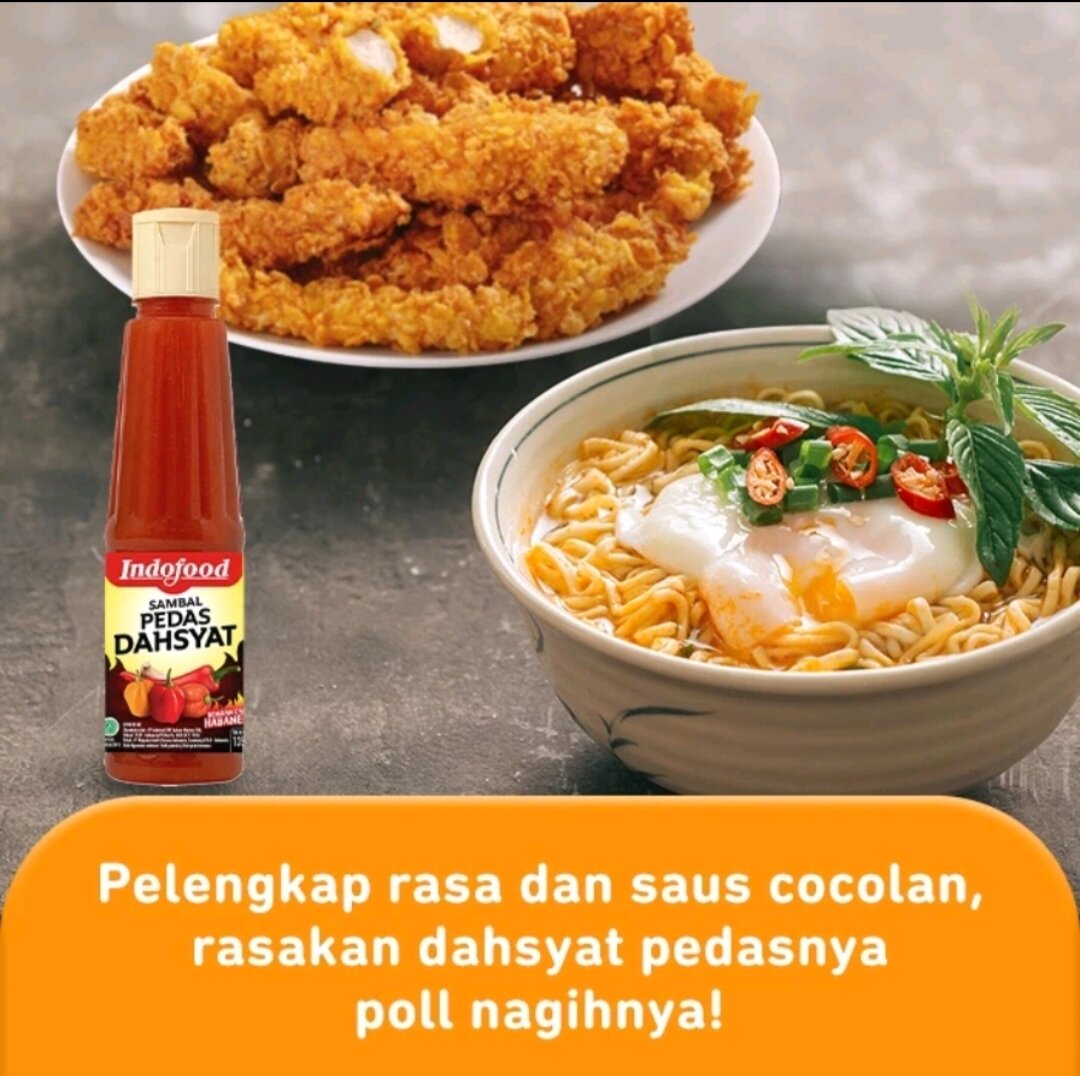 Sambal Indofood Pedas Dahsyat Botol Ml Lazada Indonesia