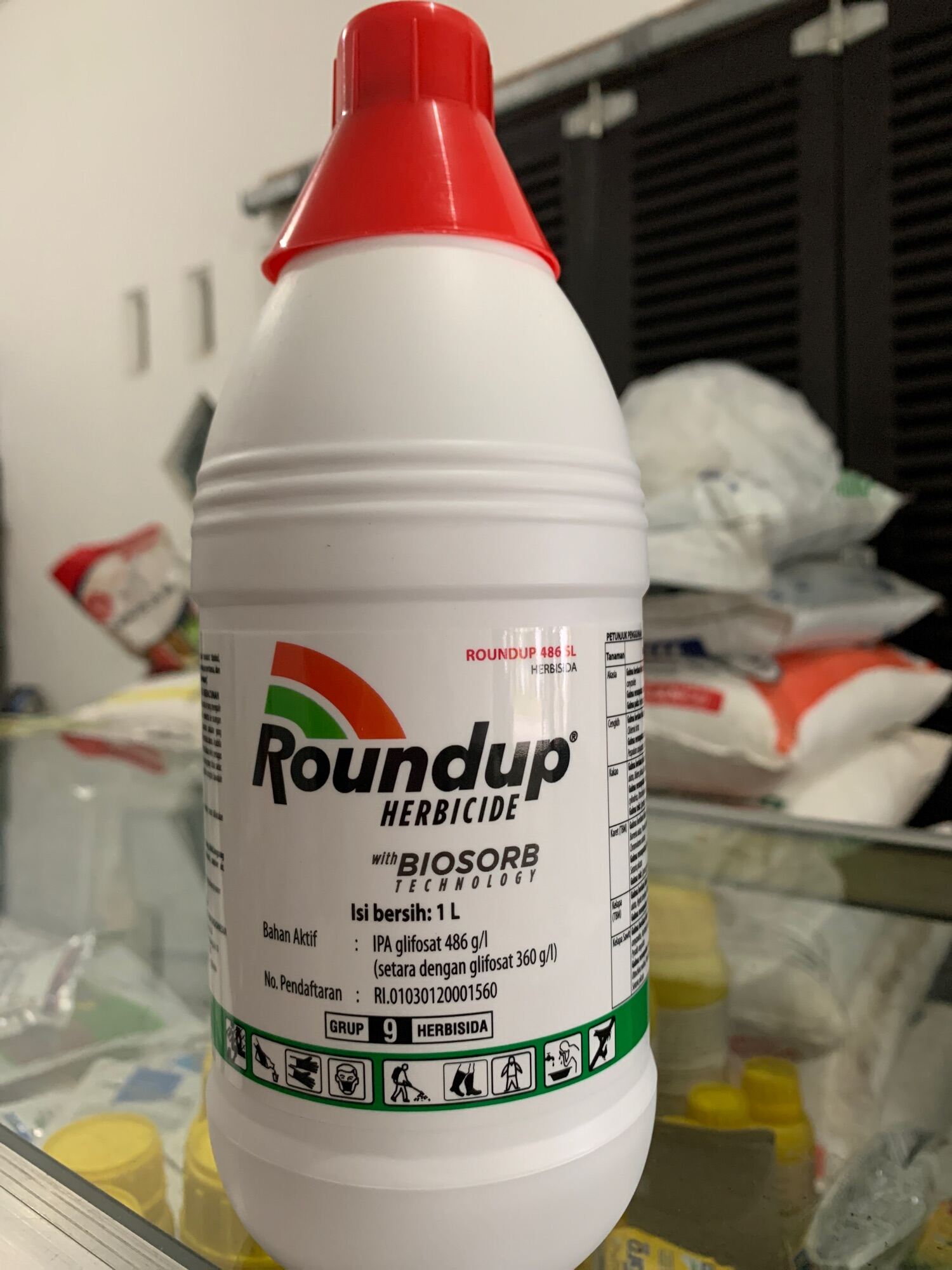 Herbisida Roundup 486 SL Pembasmi Rumput Liar 1 Liter Lazada Indonesia