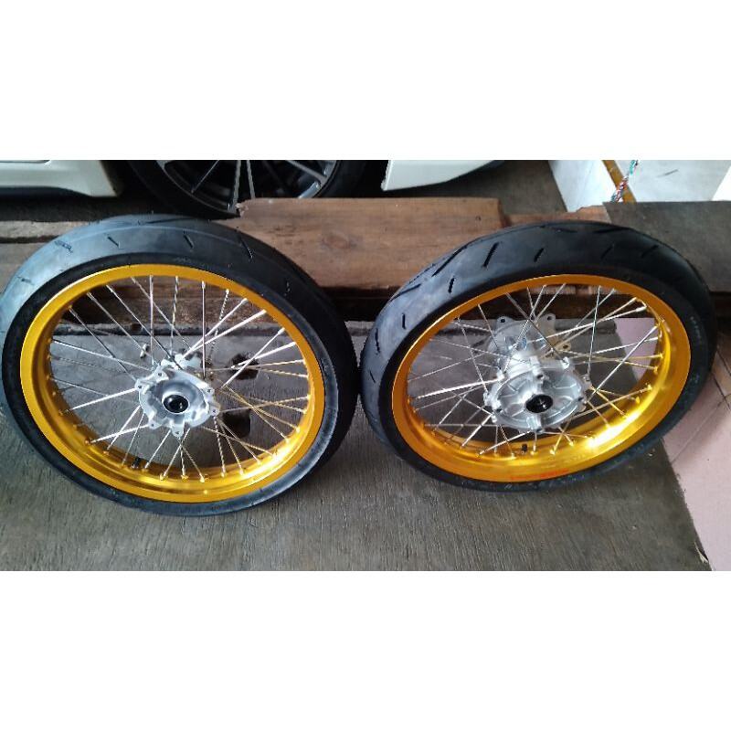 Roda Set Velg Set Ban Set Crf Model Cacing Velg Rossy