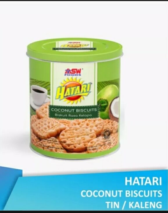 Biskuit Kaleng Hatari Coconut Isi Gr Lazada Indonesia