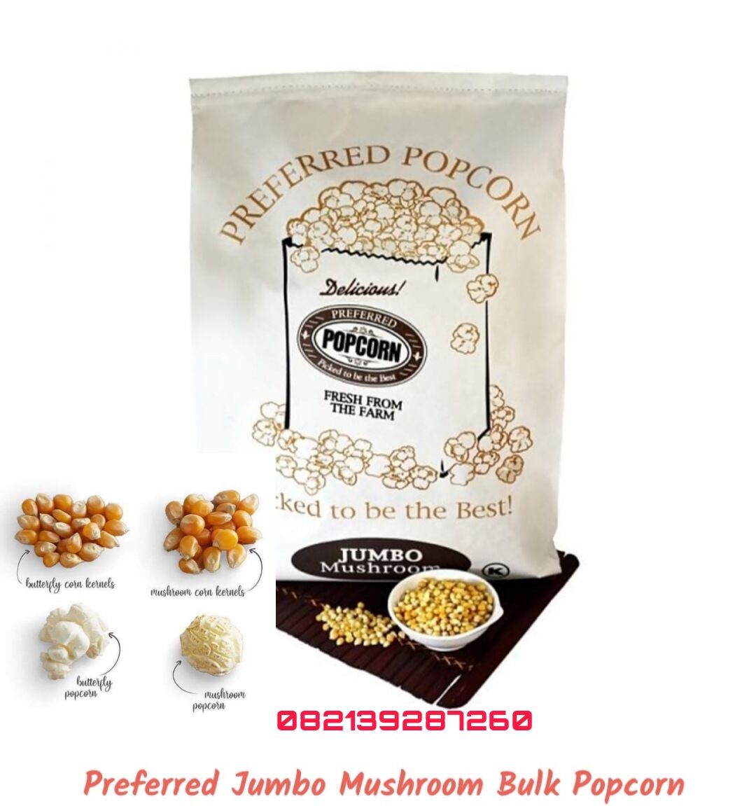 Jagung Popcorn Jumbo Mushroom Repack Kg Lazada Indonesia