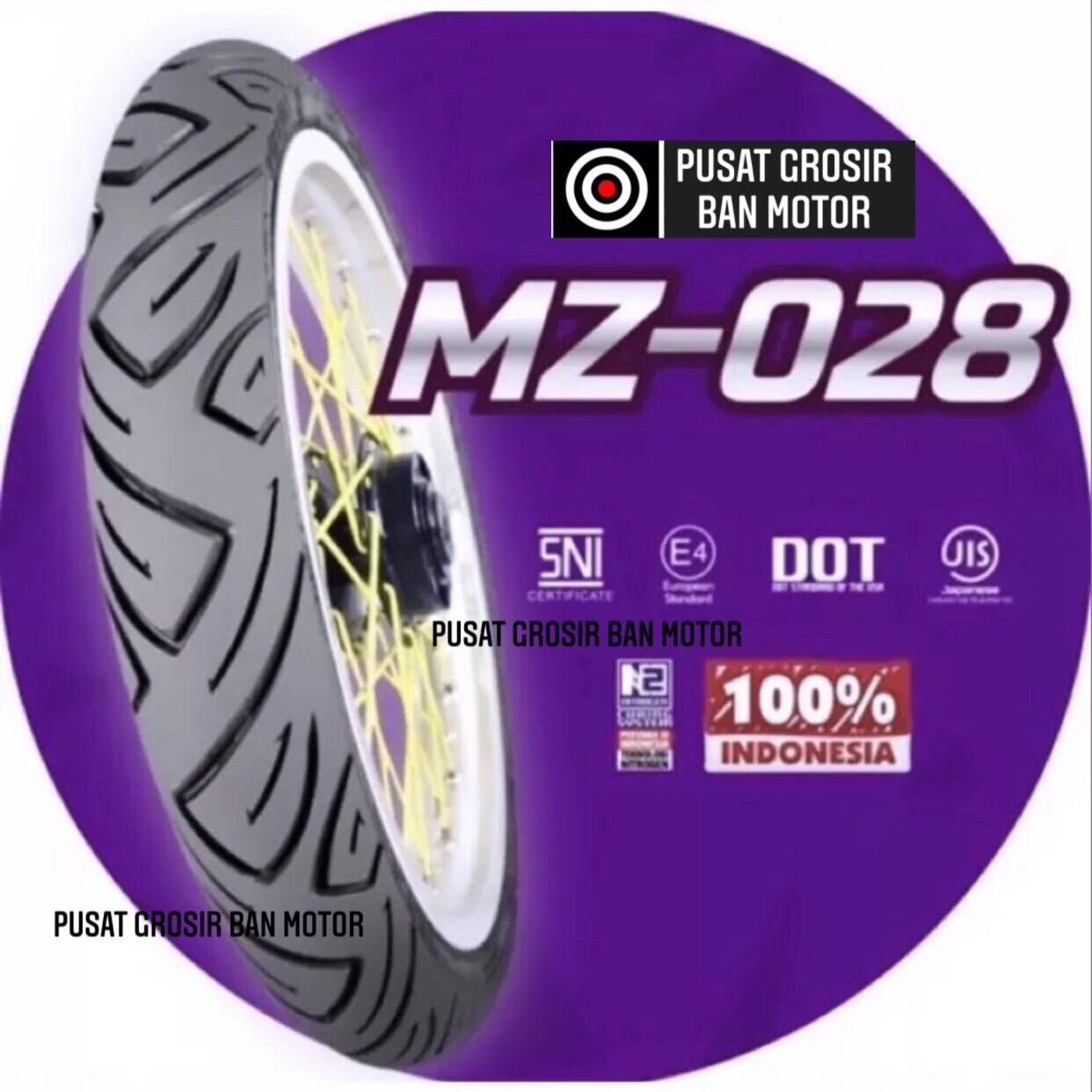 Ban Motor Mizzle Mz Mz Tubetype Ban Luar Matic