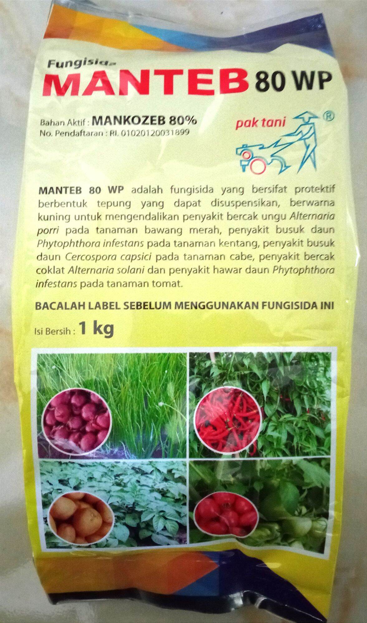 Fungisida Manteb Wp Kg Pak Tani Lazada Indonesia