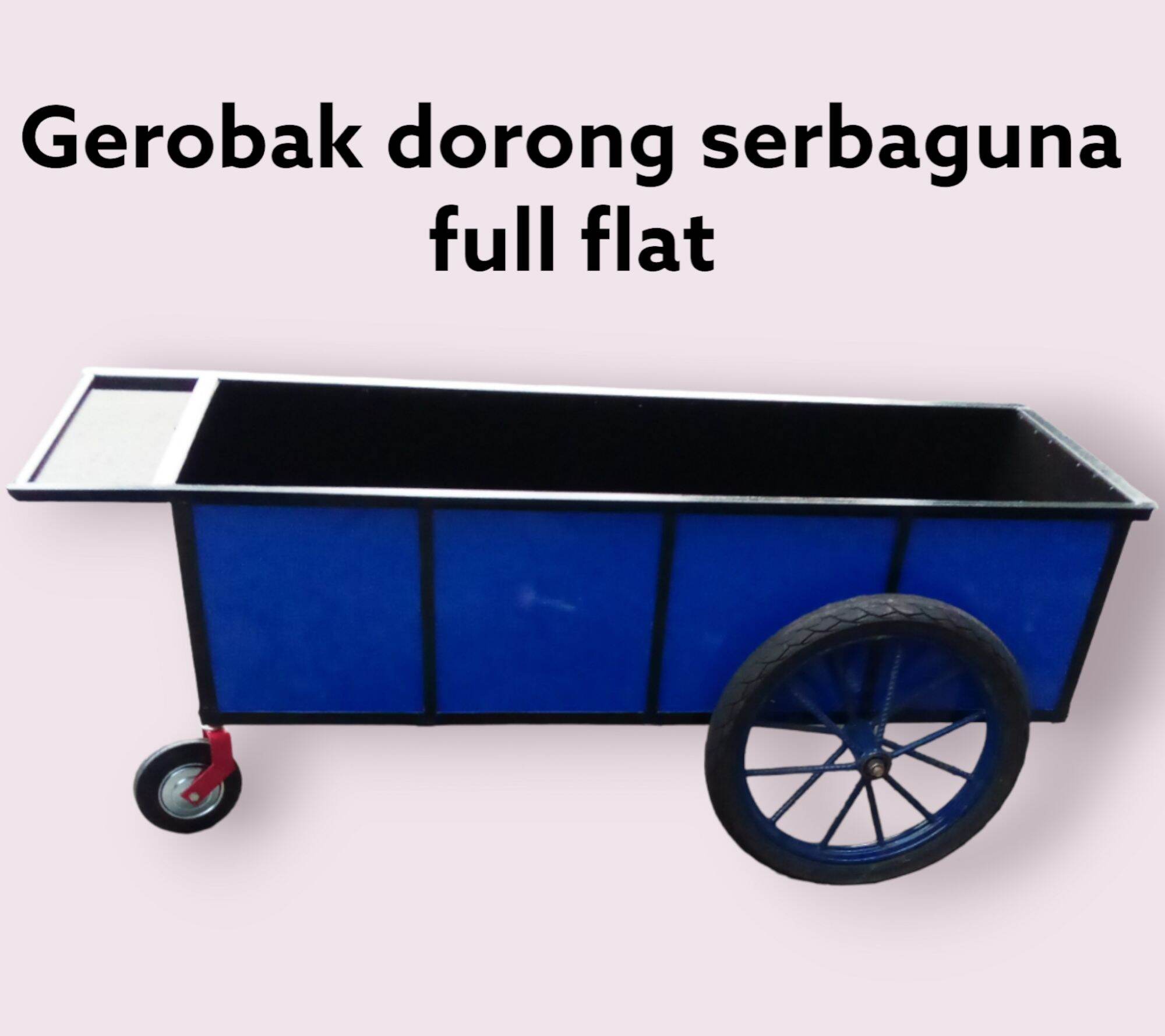 Gerobak Dorong Barang Serbaguna Full Flat Mm Uk P L T