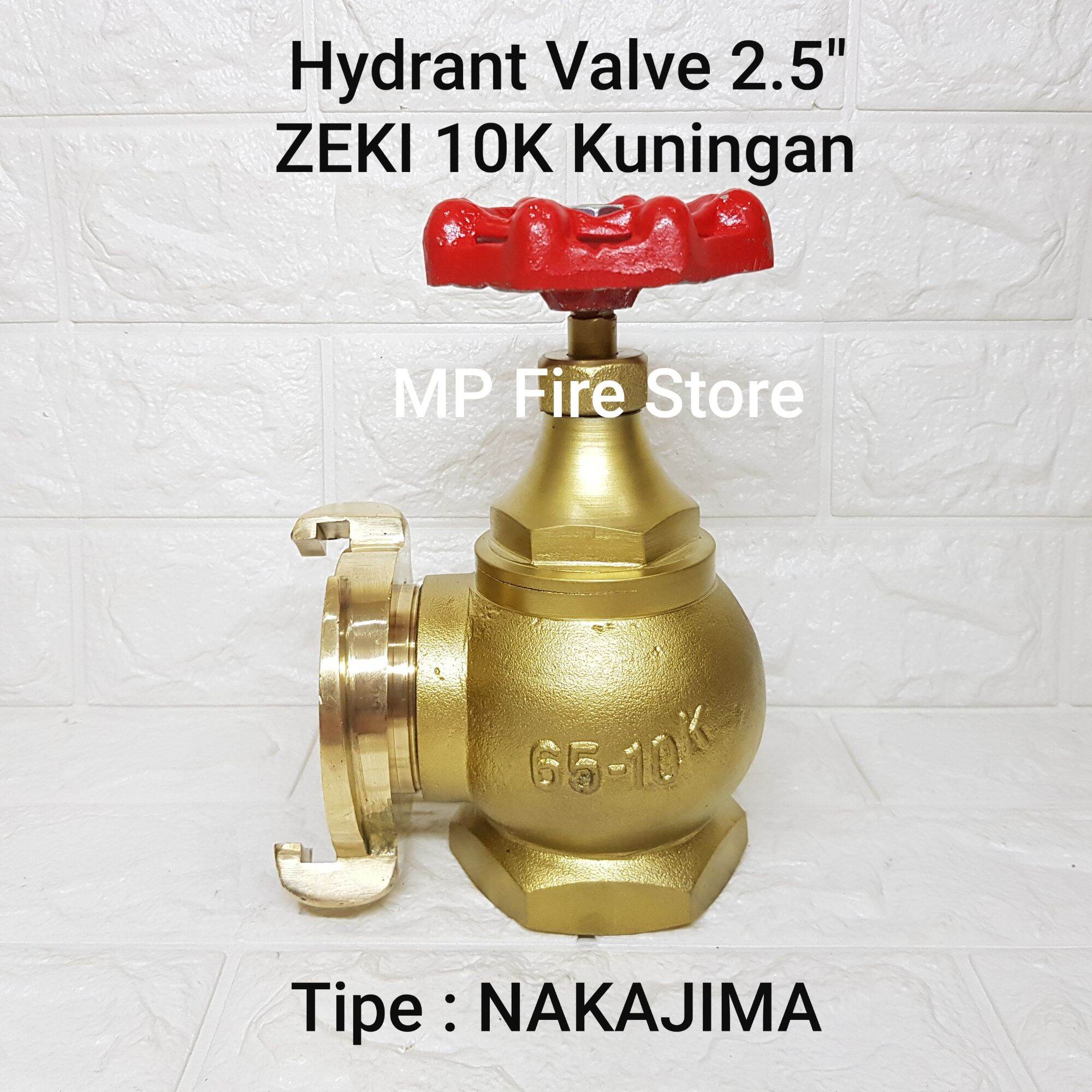 FIRE HYDRANT VALVE PEMADAM ZEKI 2 5 In 10K NAKAJIMA KUNINGAN LANSUNG