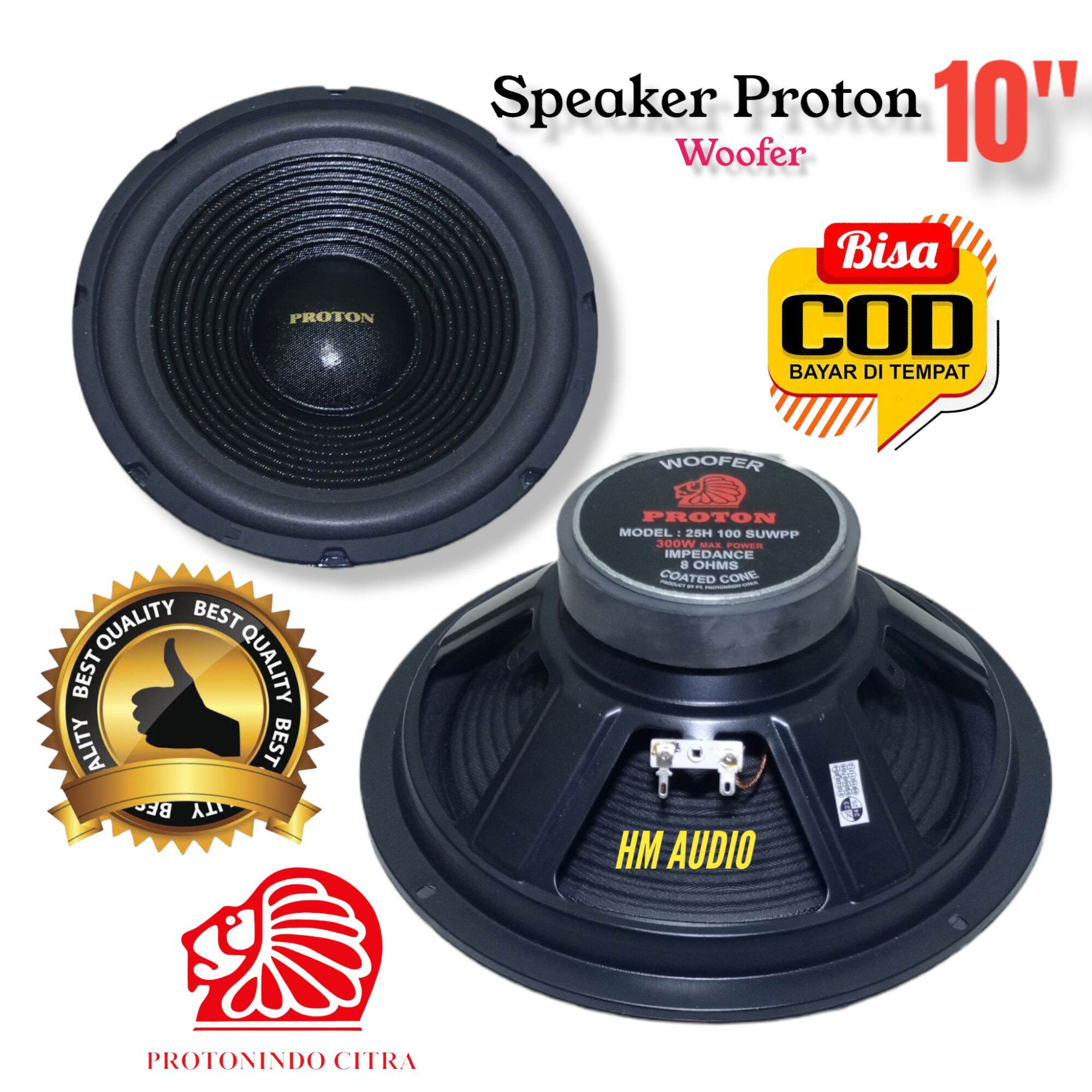 Speaker Proton 10 Inch Speaker Woofer Proton 10 Inch Lazada Indonesia