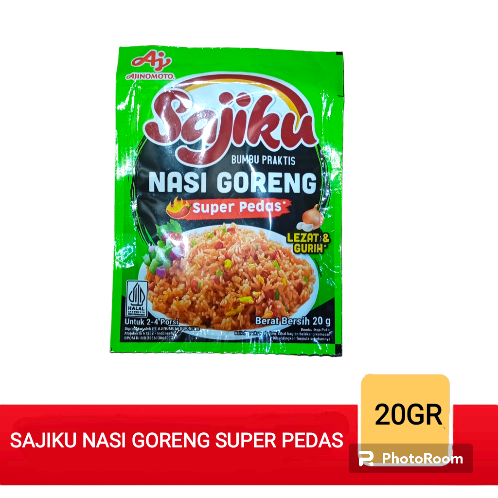 SAJIKU BUMBU PRAKTIS NASI GORENG SUPER PEDAS 20GR Lazada Indonesia