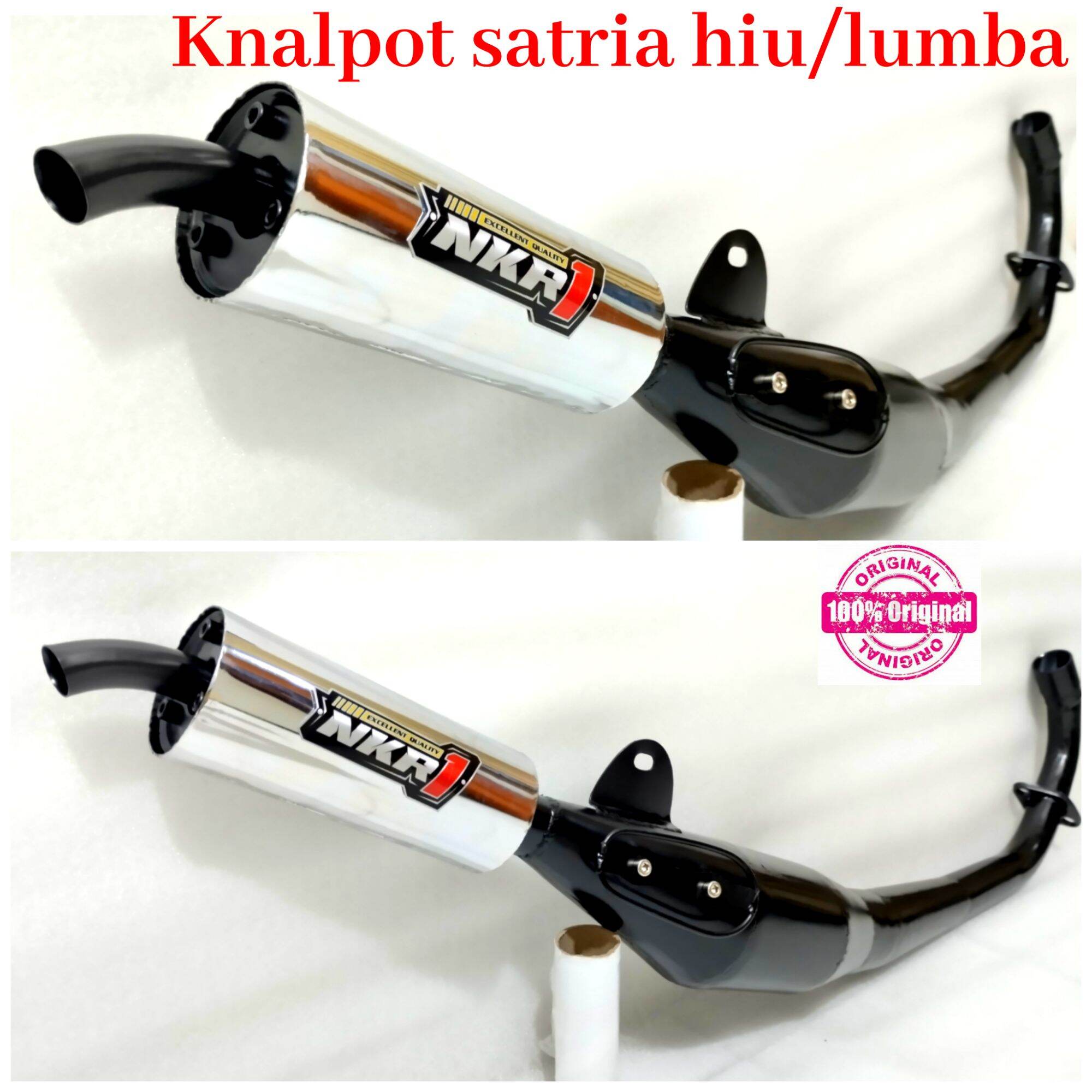 Knalpot Satria 2 Tak Satria Hiu Satria Lumba Standar Racing NKR 1