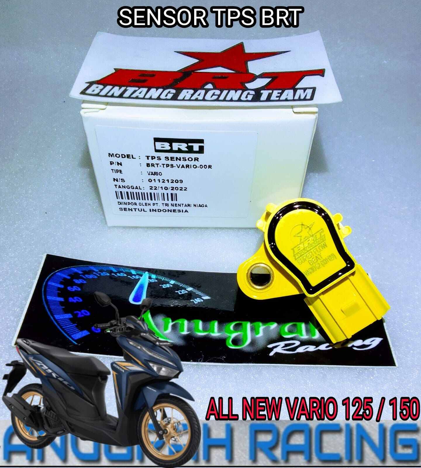 Sensor Tps Sensor Gas Racing Brt Honda All New Vario Led All New