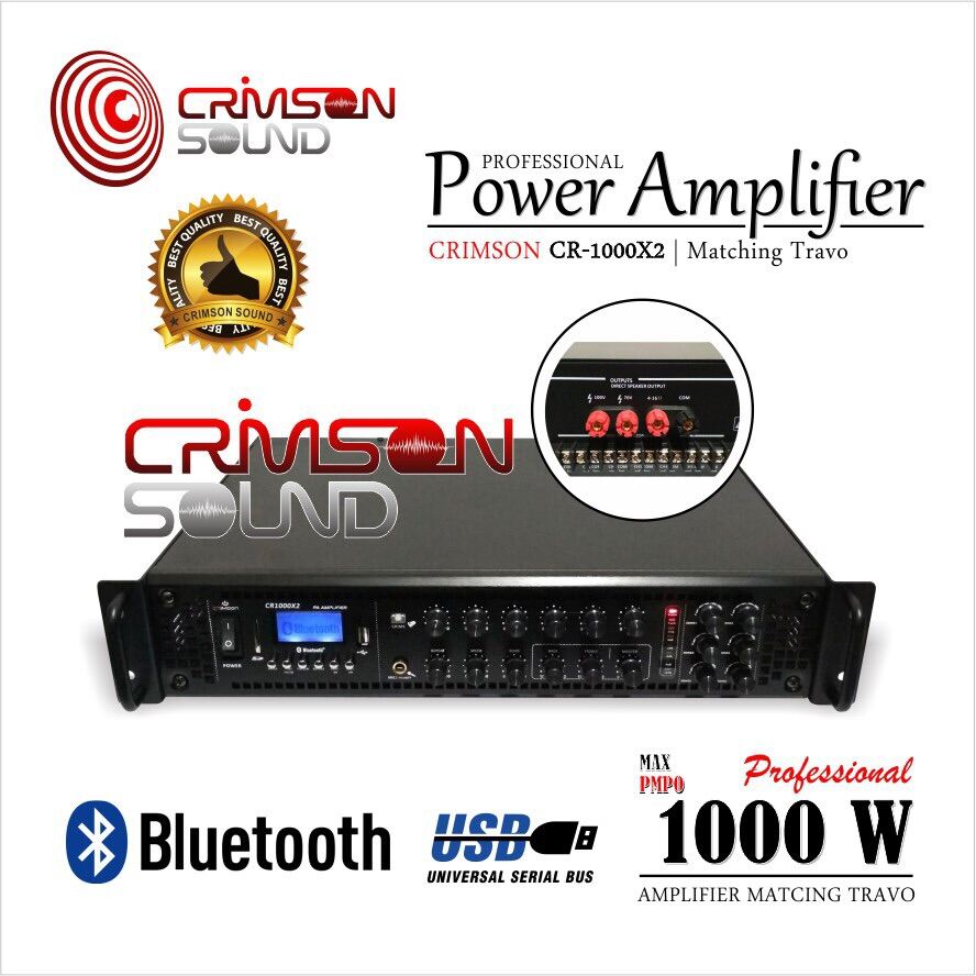 Amplifier Crimson Cr X Bluetooth Lazada Indonesia