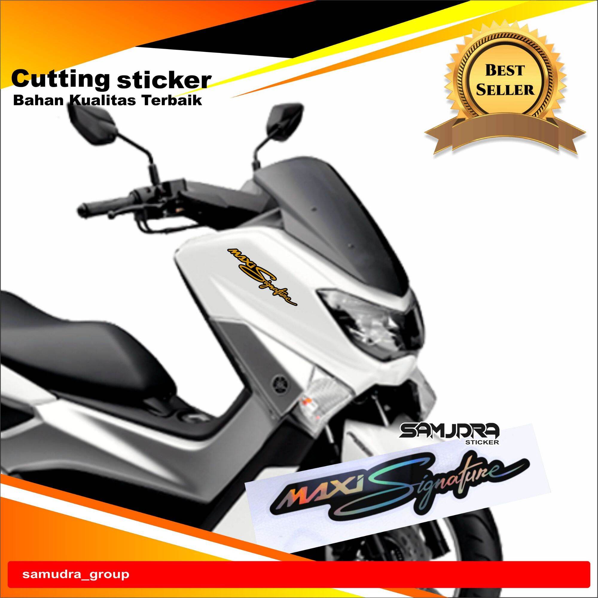 Stiker Maxi Signature Variasi Body Motor Nmax Lazada Indonesia