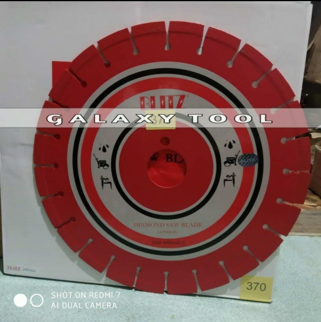 BLITZ MATA PISAU BELAH BATU ASPAL 14 Inch DIAMOND CUTTING WHEEL MATA