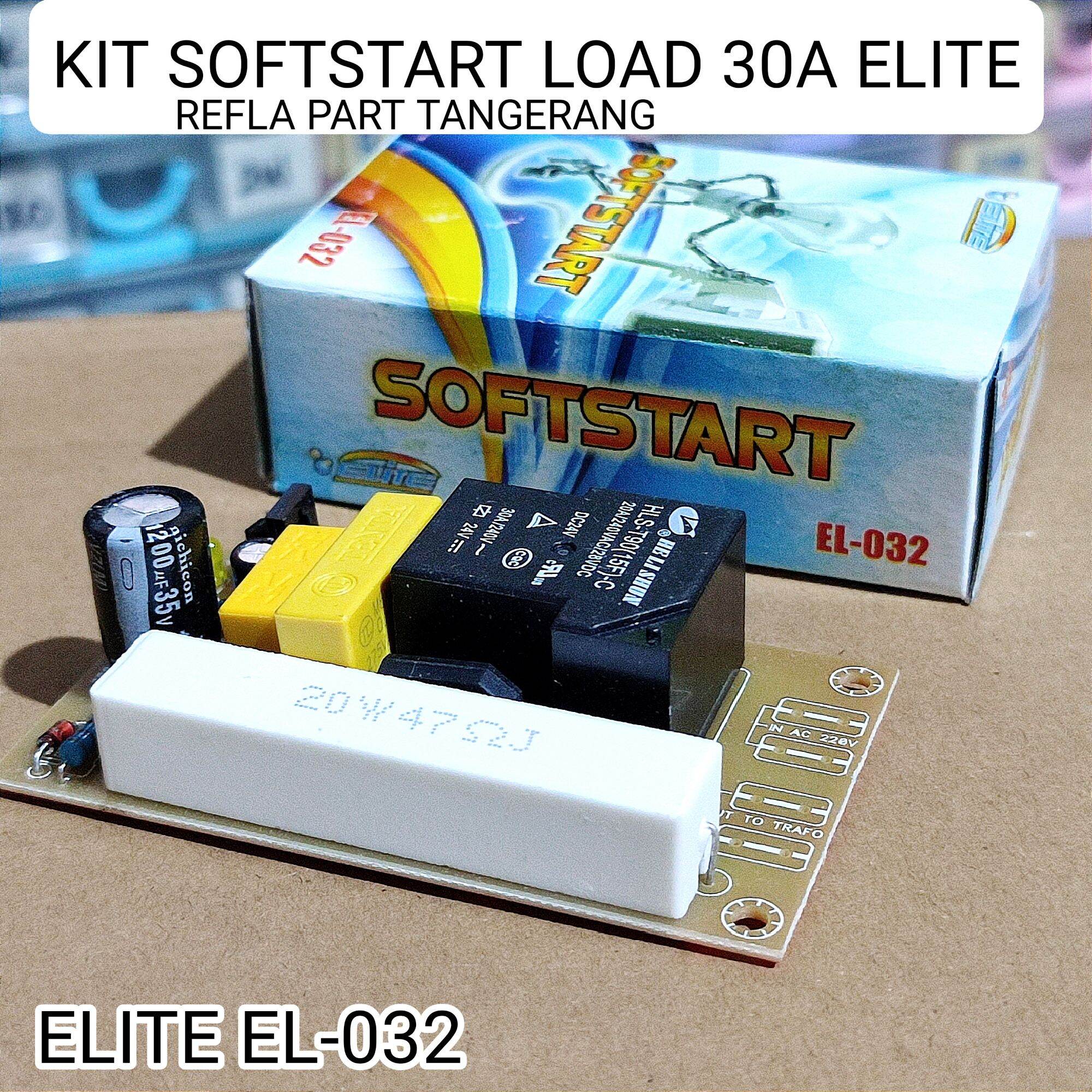 KIT ELITE SOFTSTART LOAD 30A 30AMPERE FULL SPESIFIKASI TRAVO TOROID