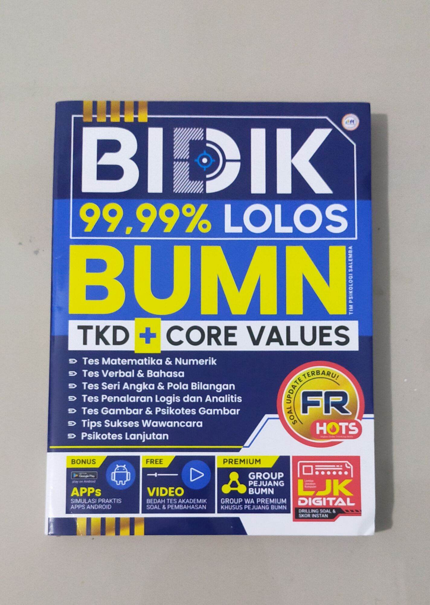 Buku Bidik 99 99 Lolos BUMN TKD Core Values Lazada Indonesia