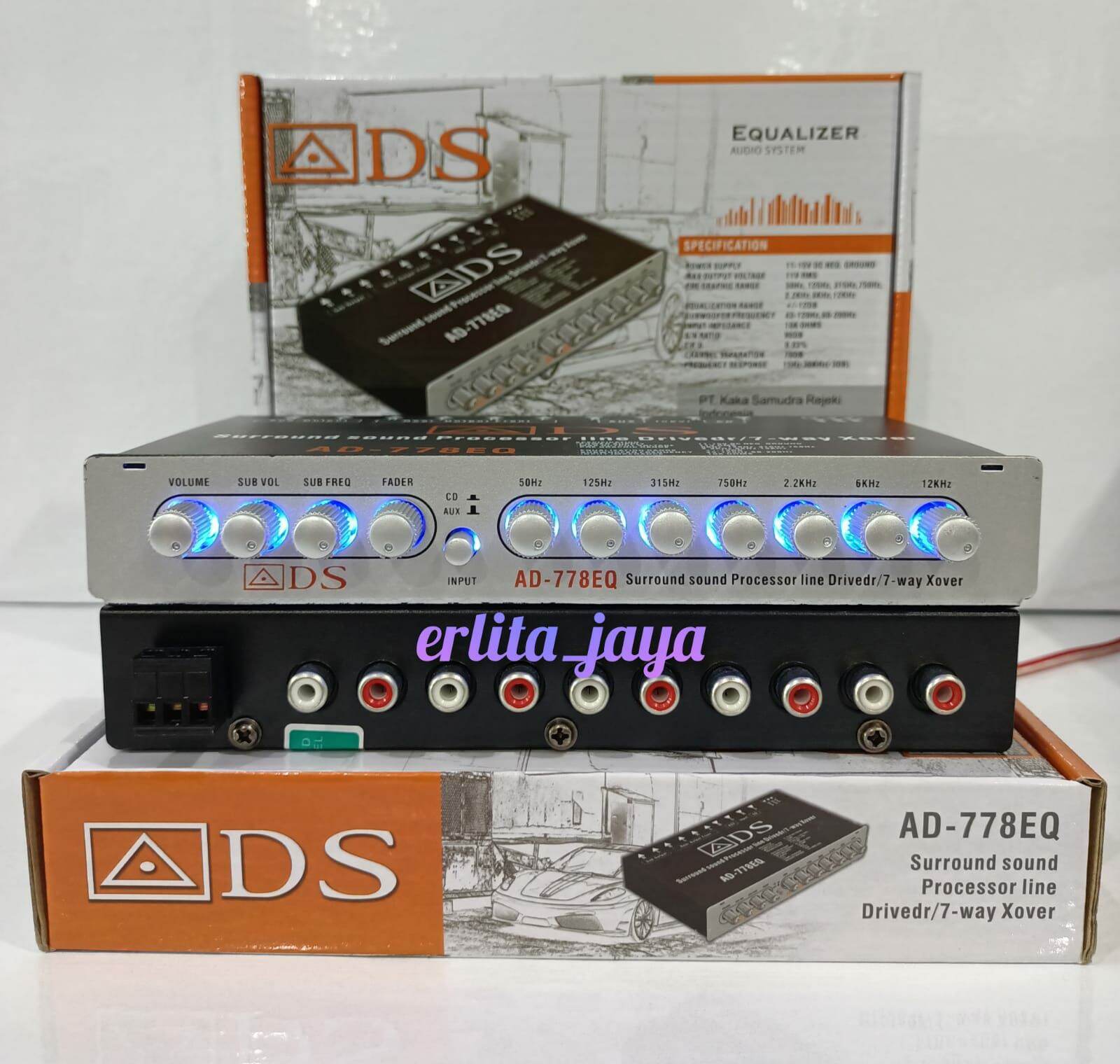 Preamp Parametrik Embassy EQ 777 ADS AD 778EQ 7 BAND Lazada Indonesia