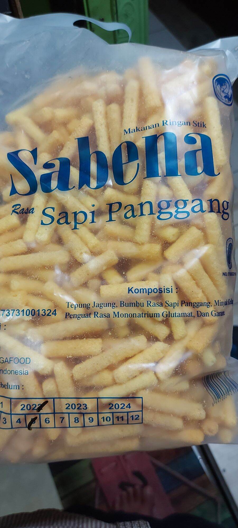 Sabena Stik Rasa Balado Sapi Panggang Keju Jagung Bakar Lazada