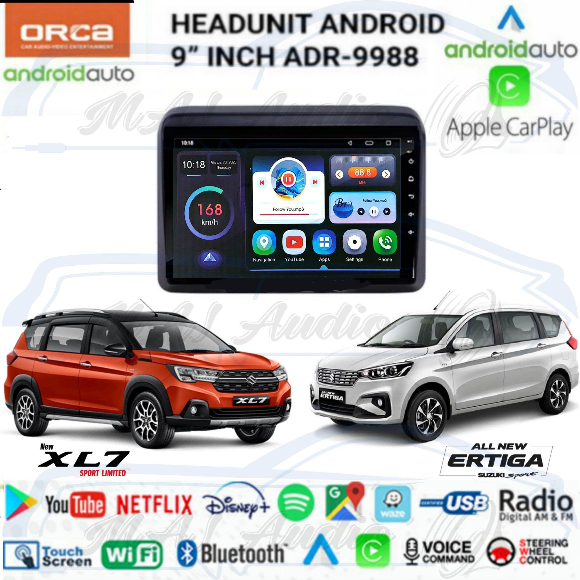 Head Unit Android Orca Inch Oem New Ertiga Suzuki Xl Up