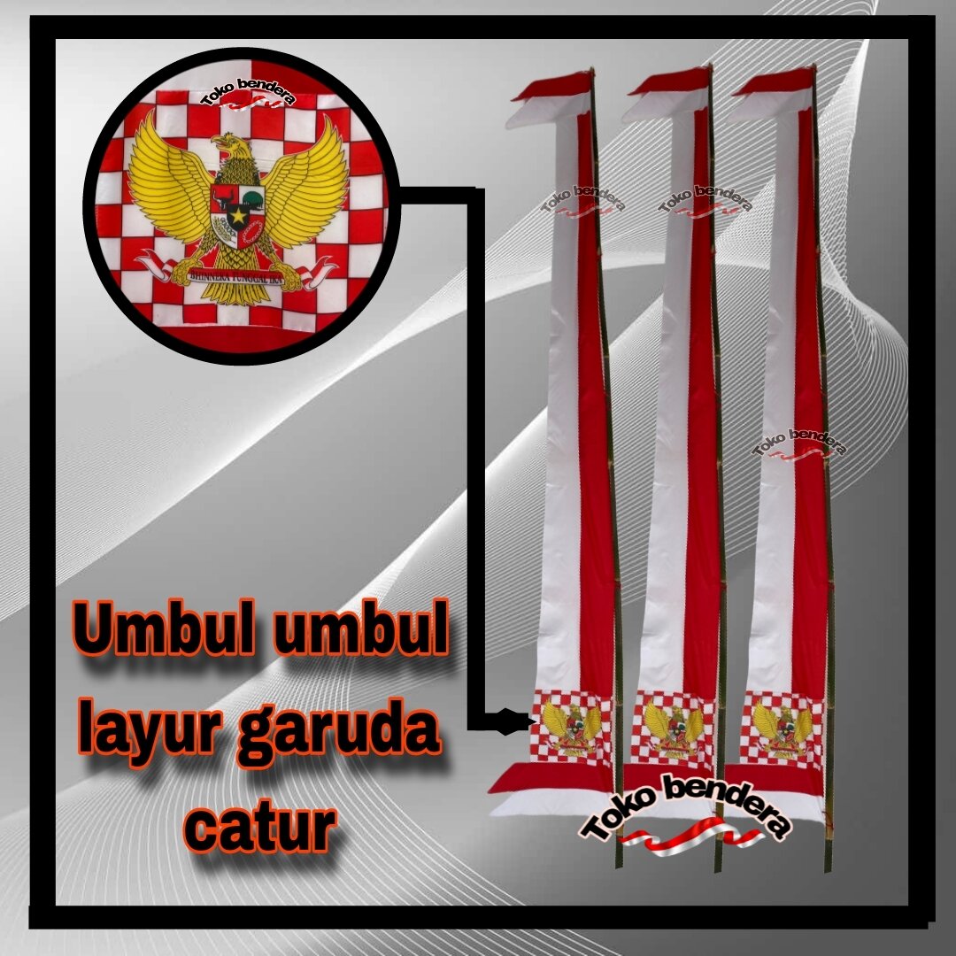 Bendera Umbul Umbul Layur Garuda Catur Lazada Indonesia