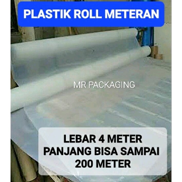 Plastik Uv Hidroponik Rangkap Plastik Meteran Bening Plastik Roll