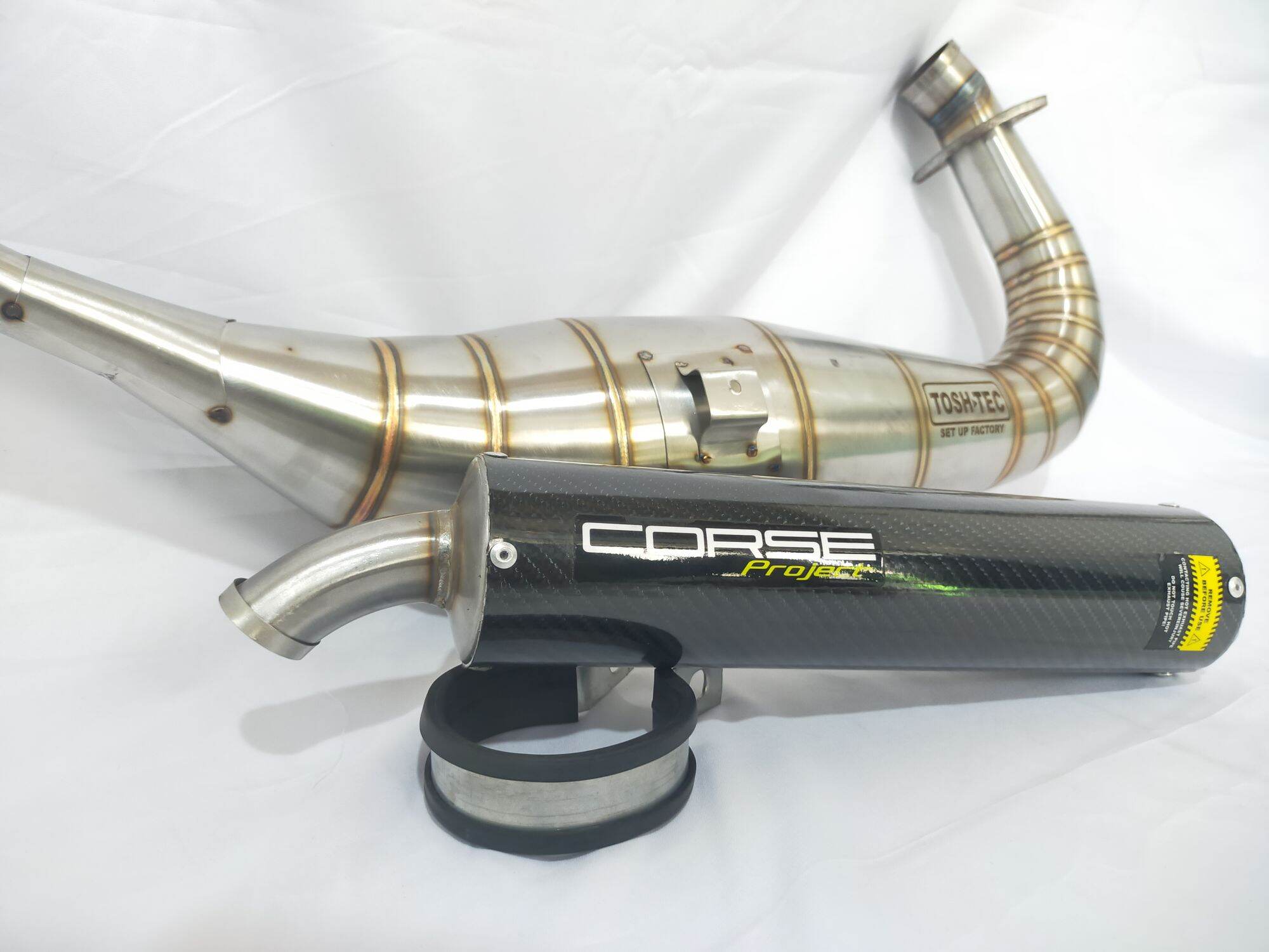 Knalpot Corse Project Ninja R Rr Ss Full Stainless Suara Kering