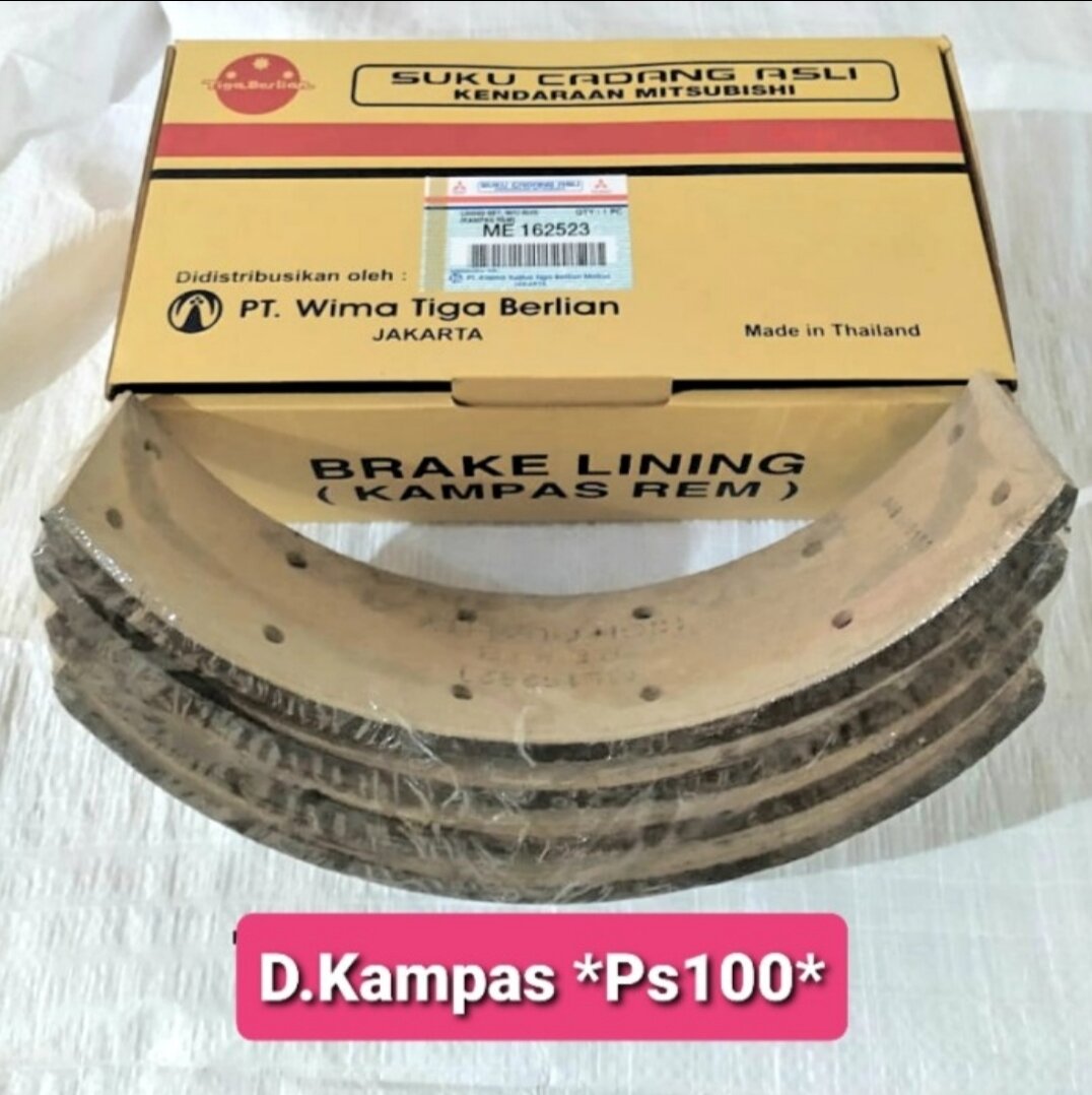 Brake Lining Daun Kampas Rem Depan Dan Belakang Mitsubishi Ps100