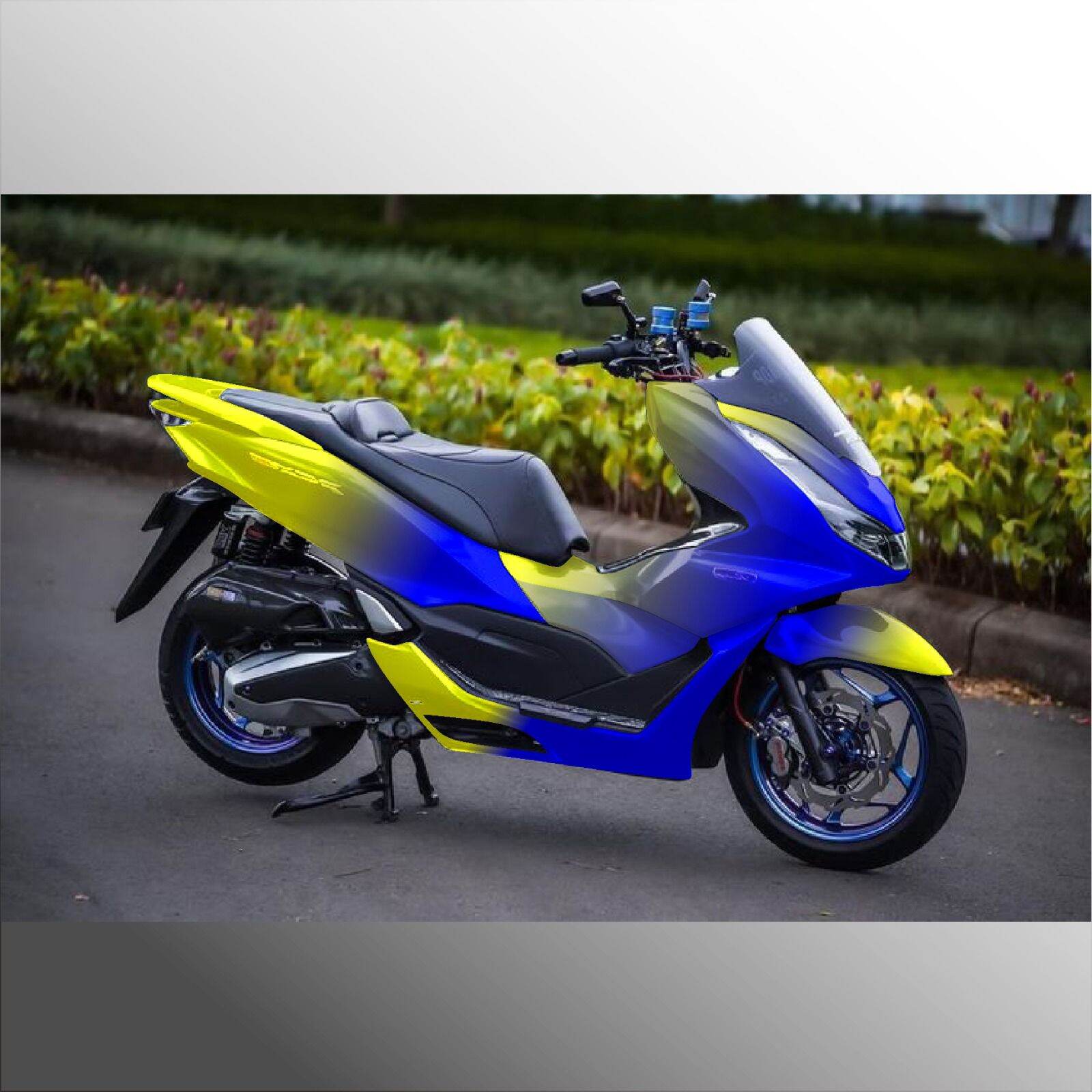 Decal Stiker Full Body Untuk Motor Honda Pcx Full Body Striping