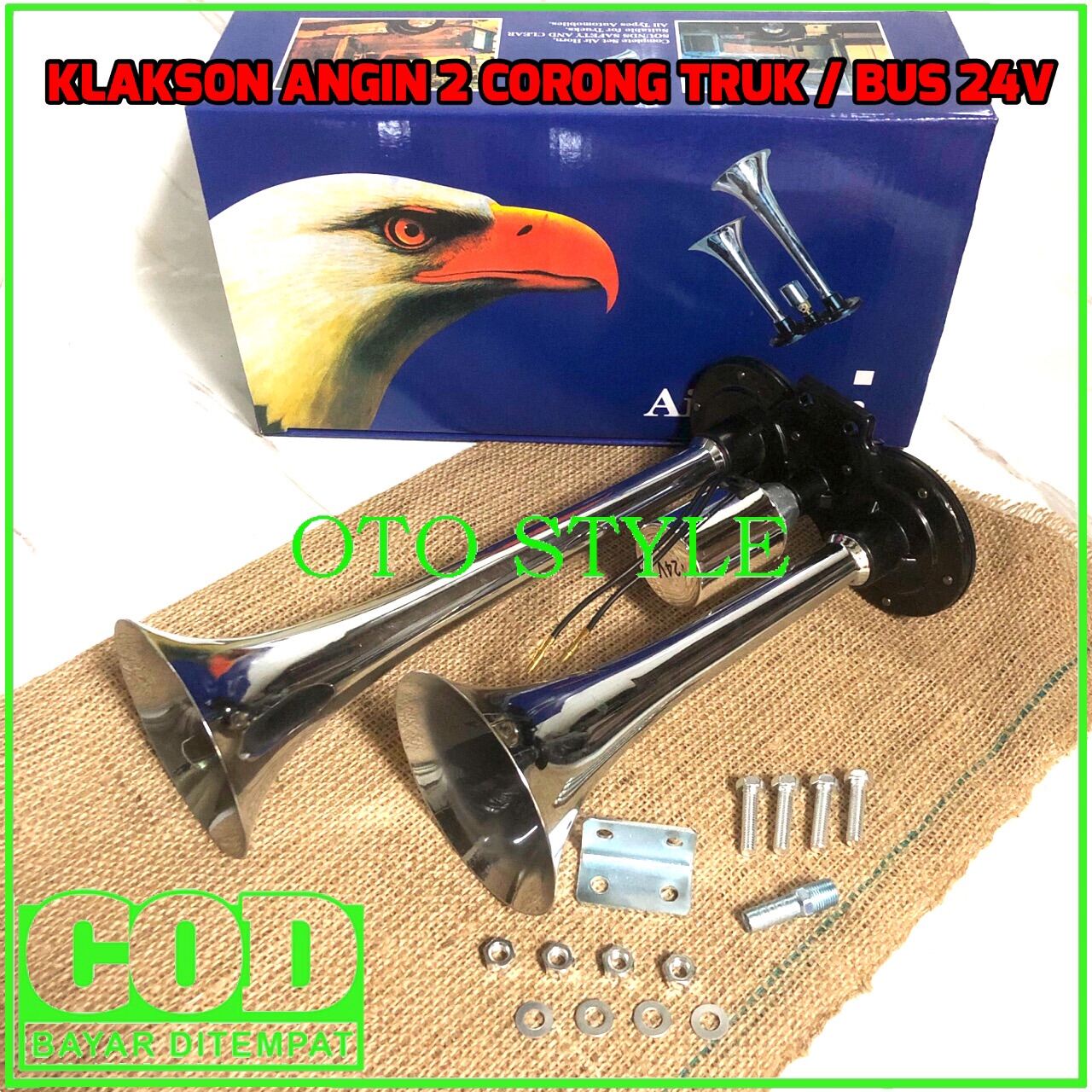 Klakson Angin Corong V Air Horn V Klakson Terompet Corong