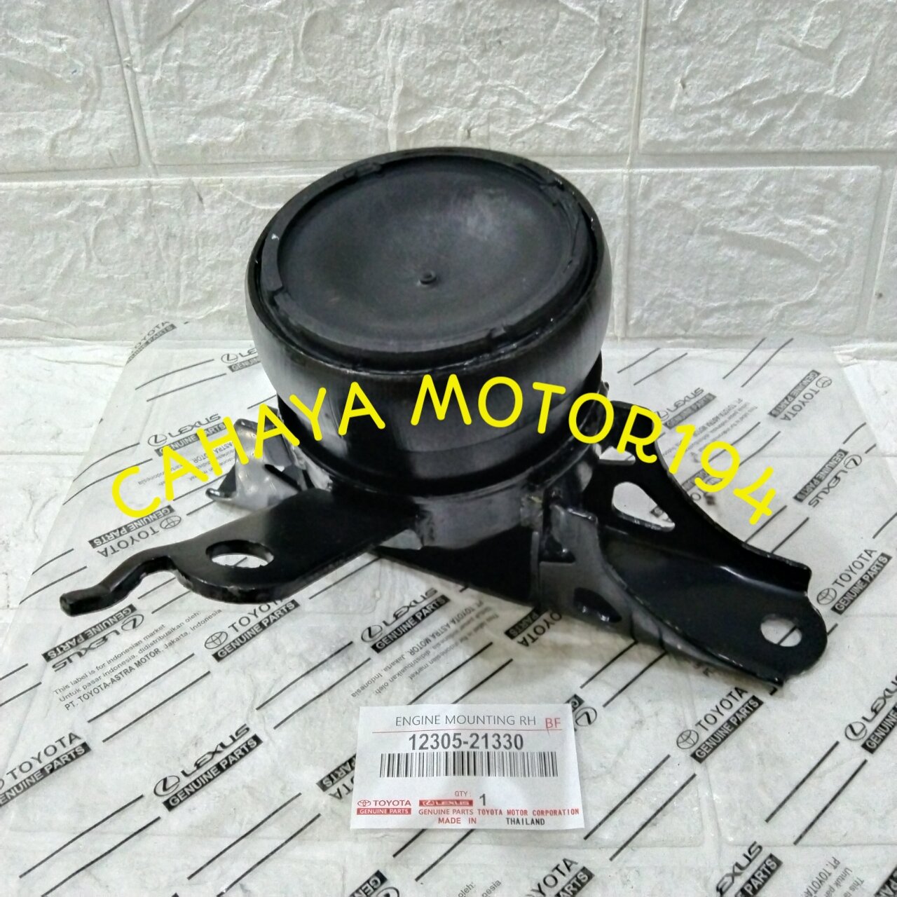 ENGINE MOUNTING KANAN NEW VIOS YARIS MANUAL MT 12305 21330 ORIGINAL