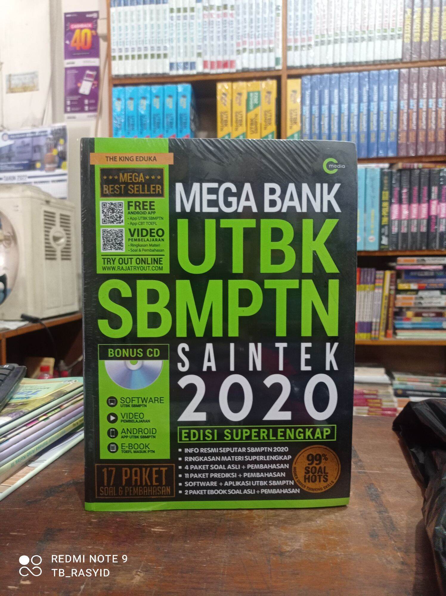 BUKU MEGA BANK UTBK SBMPTN SAINTEK 2020 CMEDIA Lazada Indonesia