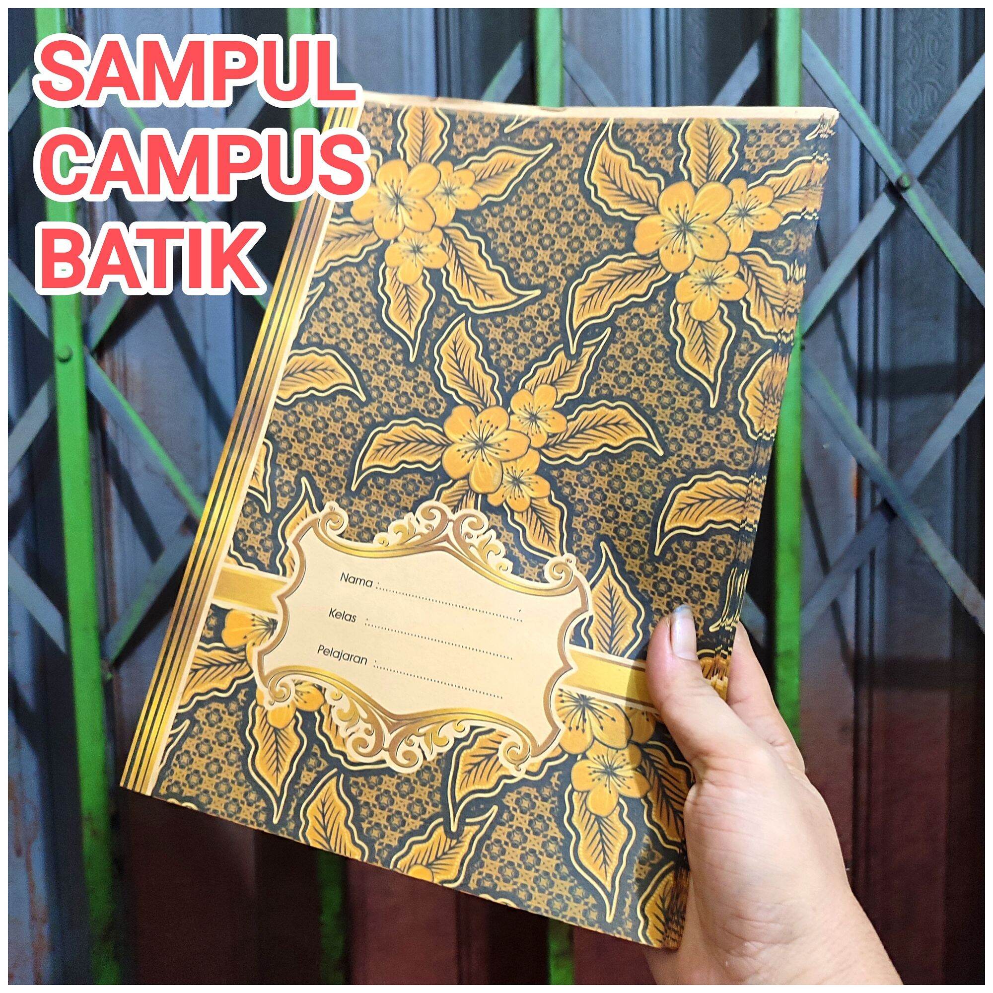 1 Pak Sampul Buku BATIK Isi 20 Lembar UKURAN CAMPUS BOXY Lazada