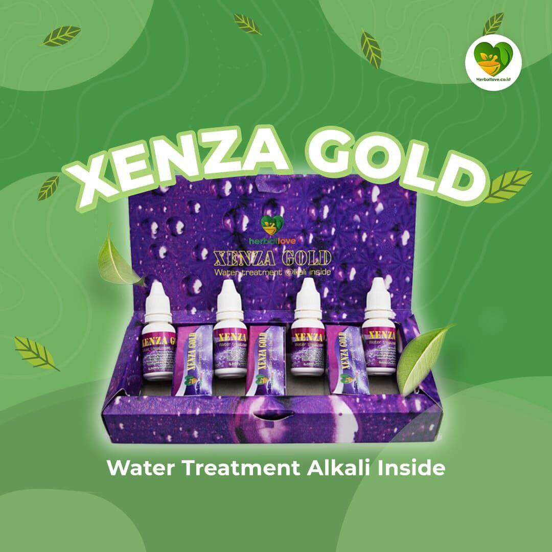 Obat Herbal Xenza Gold Original Kemasan Lama Biang Air Alkali Lazada