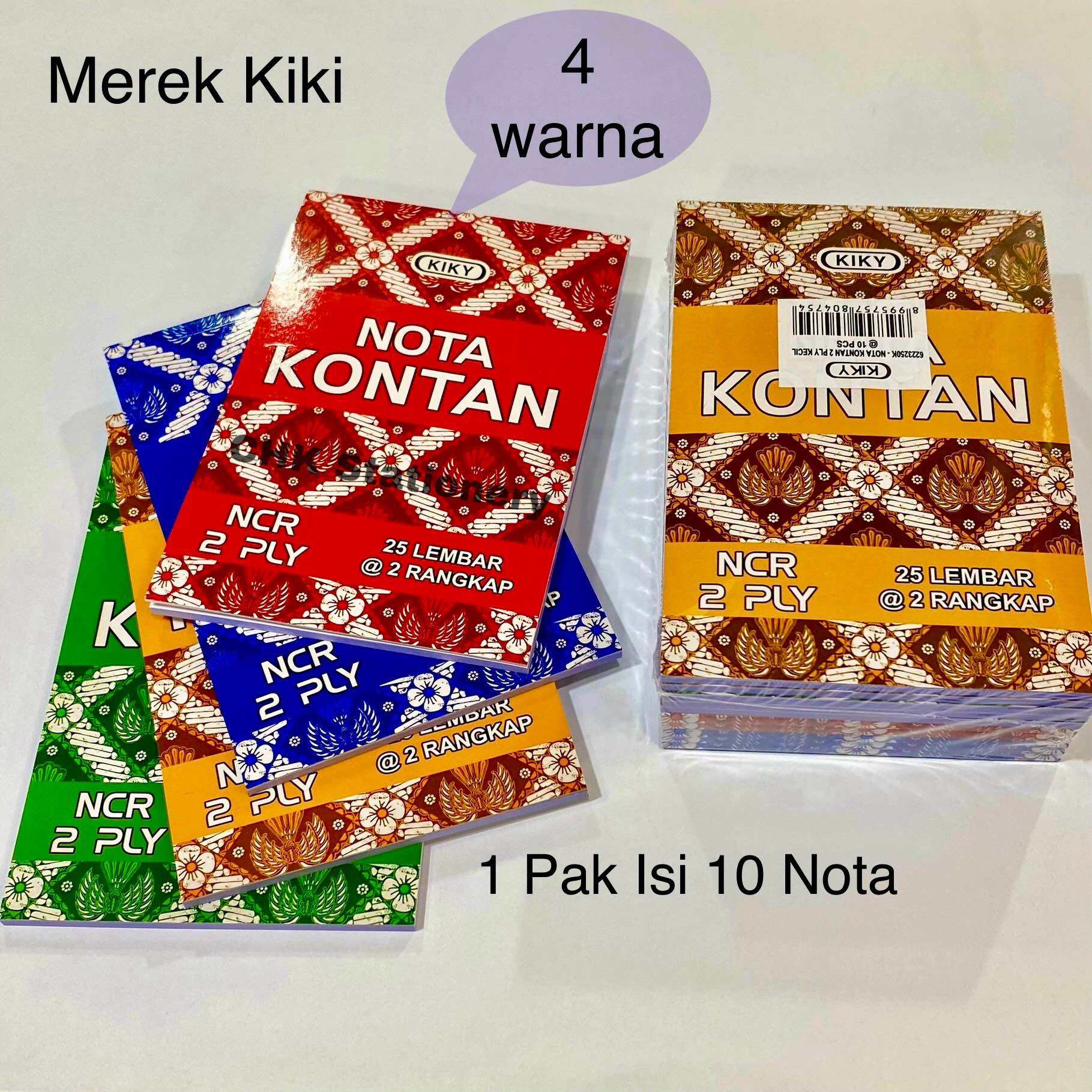 Pak Nota Kontan Ply Kiki Isi Buku Nota Kecil Rangkap Dua