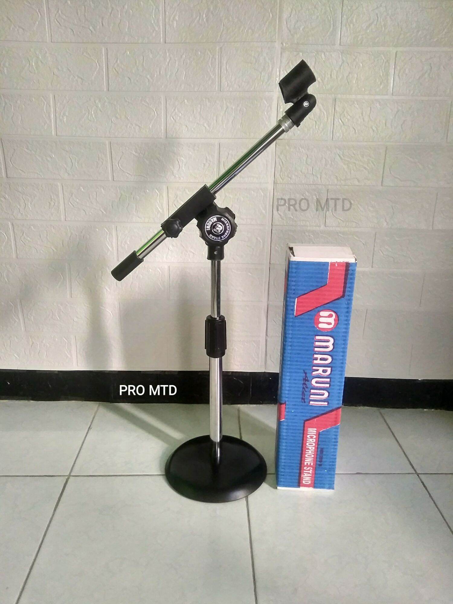 Stand Mic Pendek Kaki Besi Bulat Lazada Indonesia