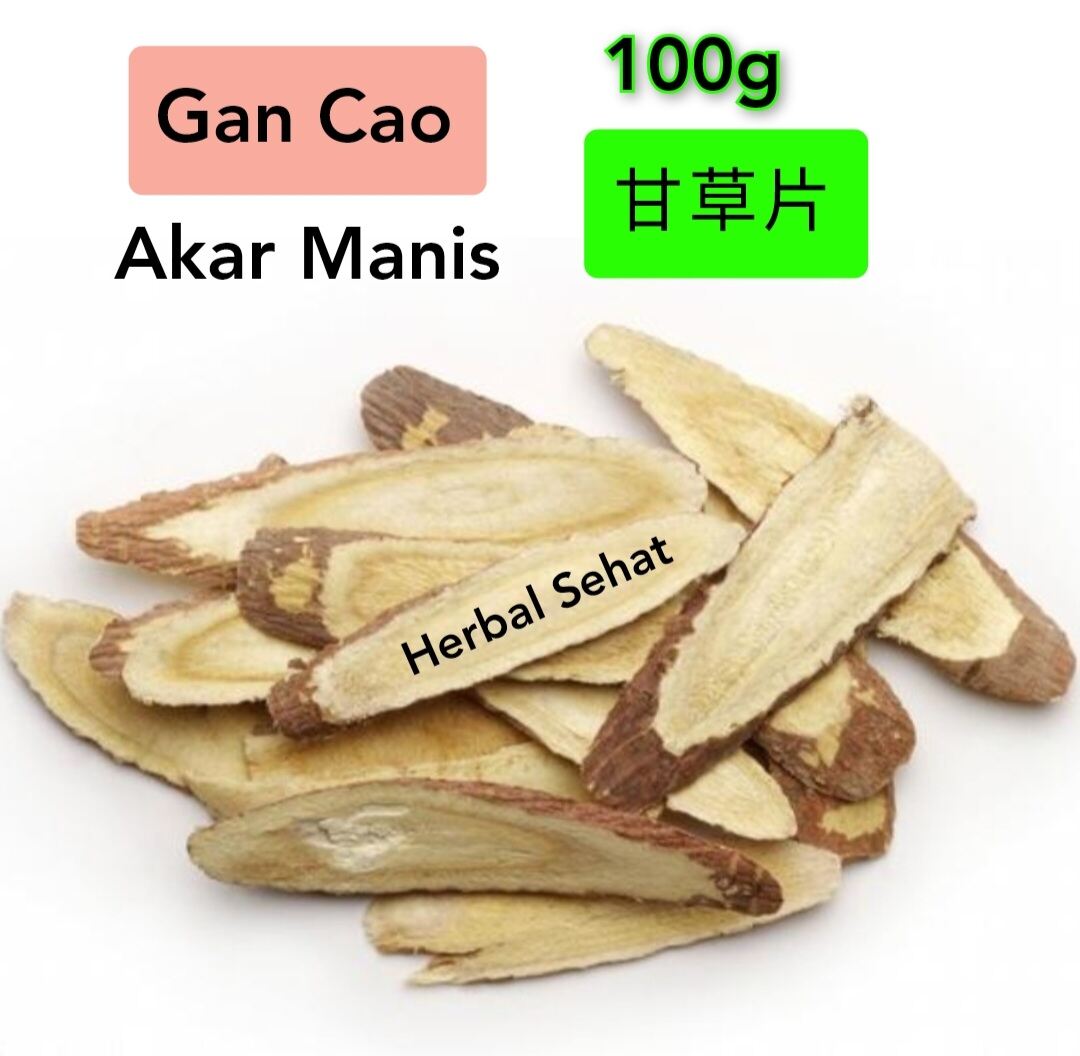 Kam Cho Gan Cao Akar Manis 100g Licorice Root Lazada Indonesia