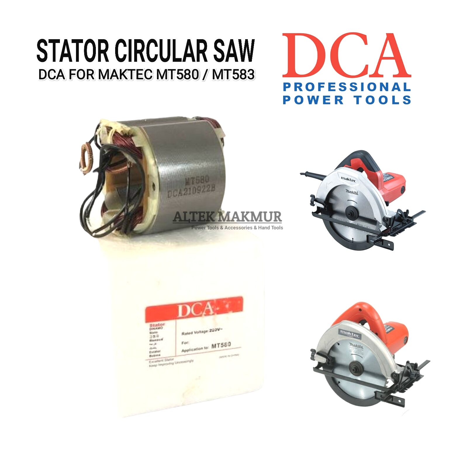 Dca Stator Mesin Circular Saw Maktec Mt Mt Spool Field Assy