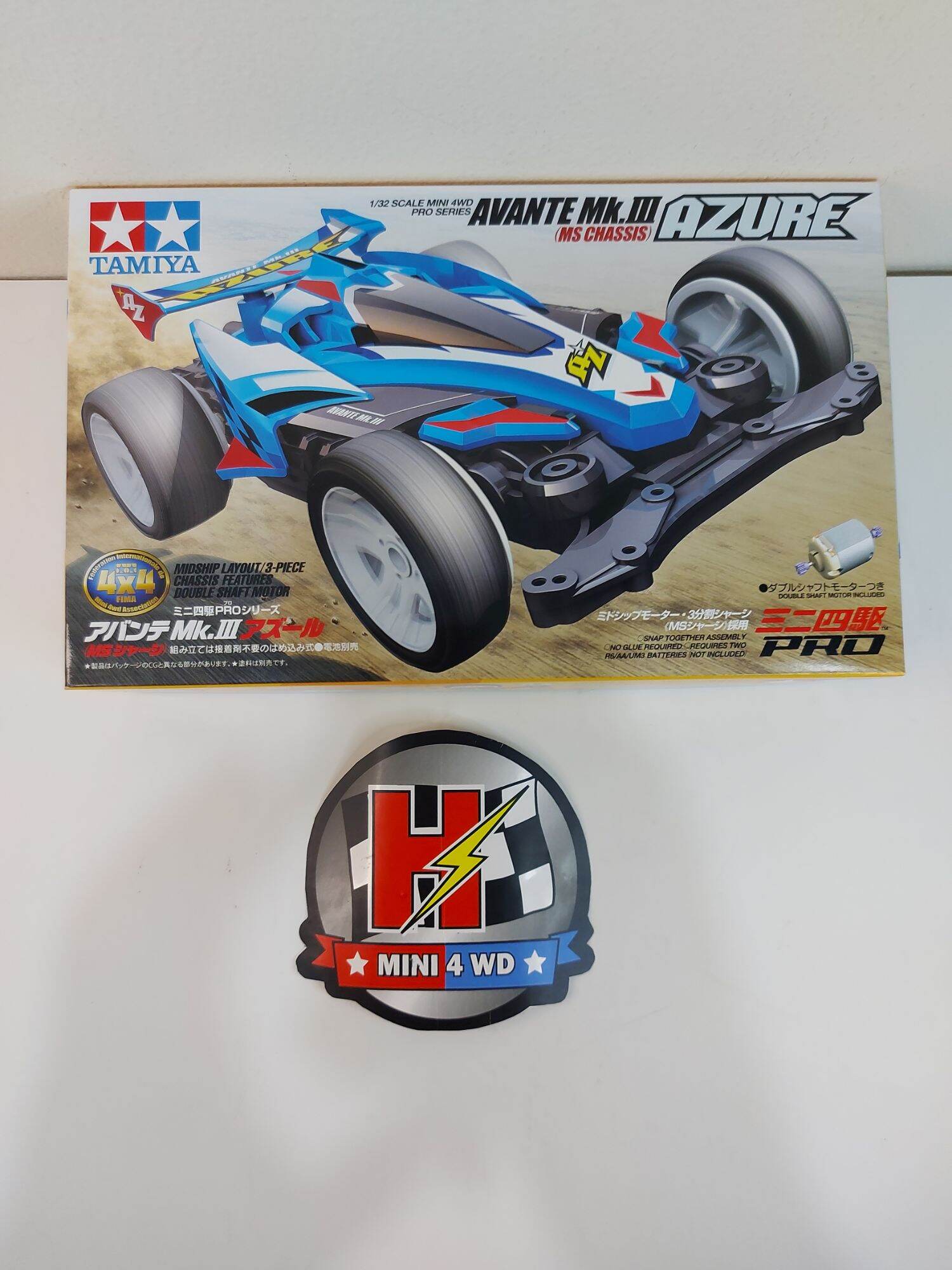 Tamiya Mini Wd Avante Mk Iii Azure Ms Chassis Lazada Indonesia