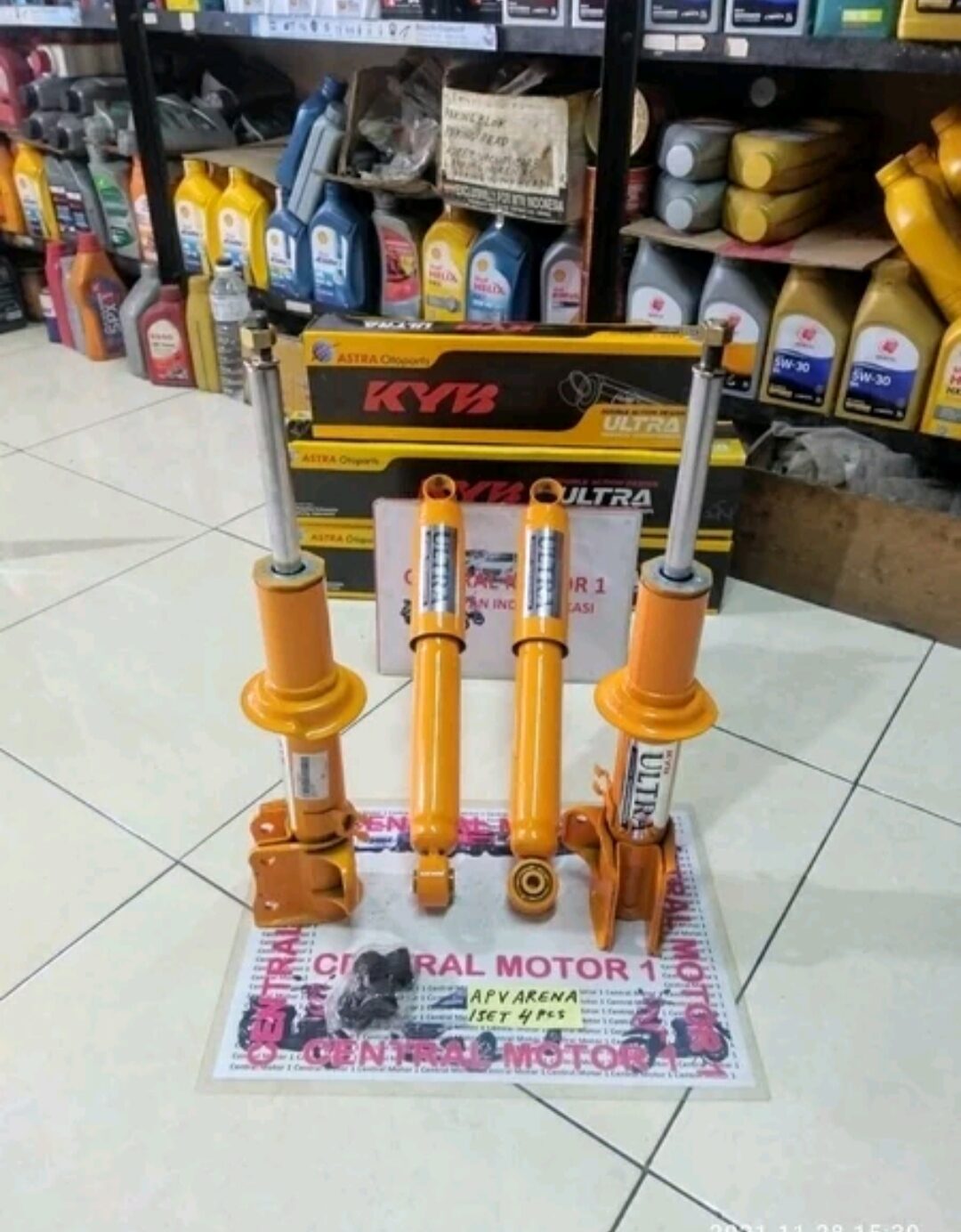 Shockbreaker Depan Belakang APV ARENA Merek KYB Ultra Tipe Gas Asli