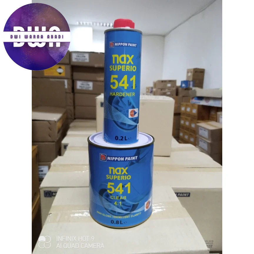 CLEAR Coat NAX SUPERIO 541 NIPPON PAINT PERNIS VERNIS 1 Liter High