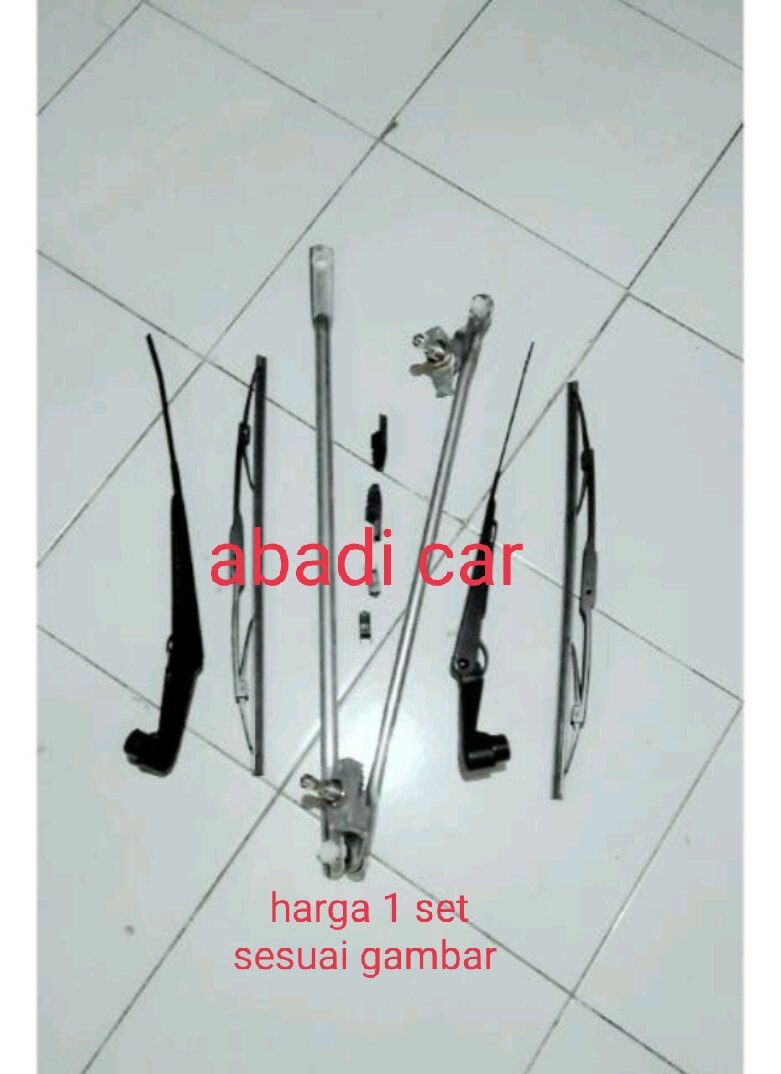 Tangkai Gagang Wiper Arm Ling Plus Karet Wiper Kijang Super Grand Rover