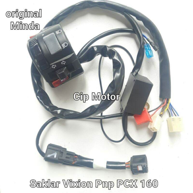 Saklar Vixion PNP PCX 160 Original Minda Switch On Off Lampu PCX 160