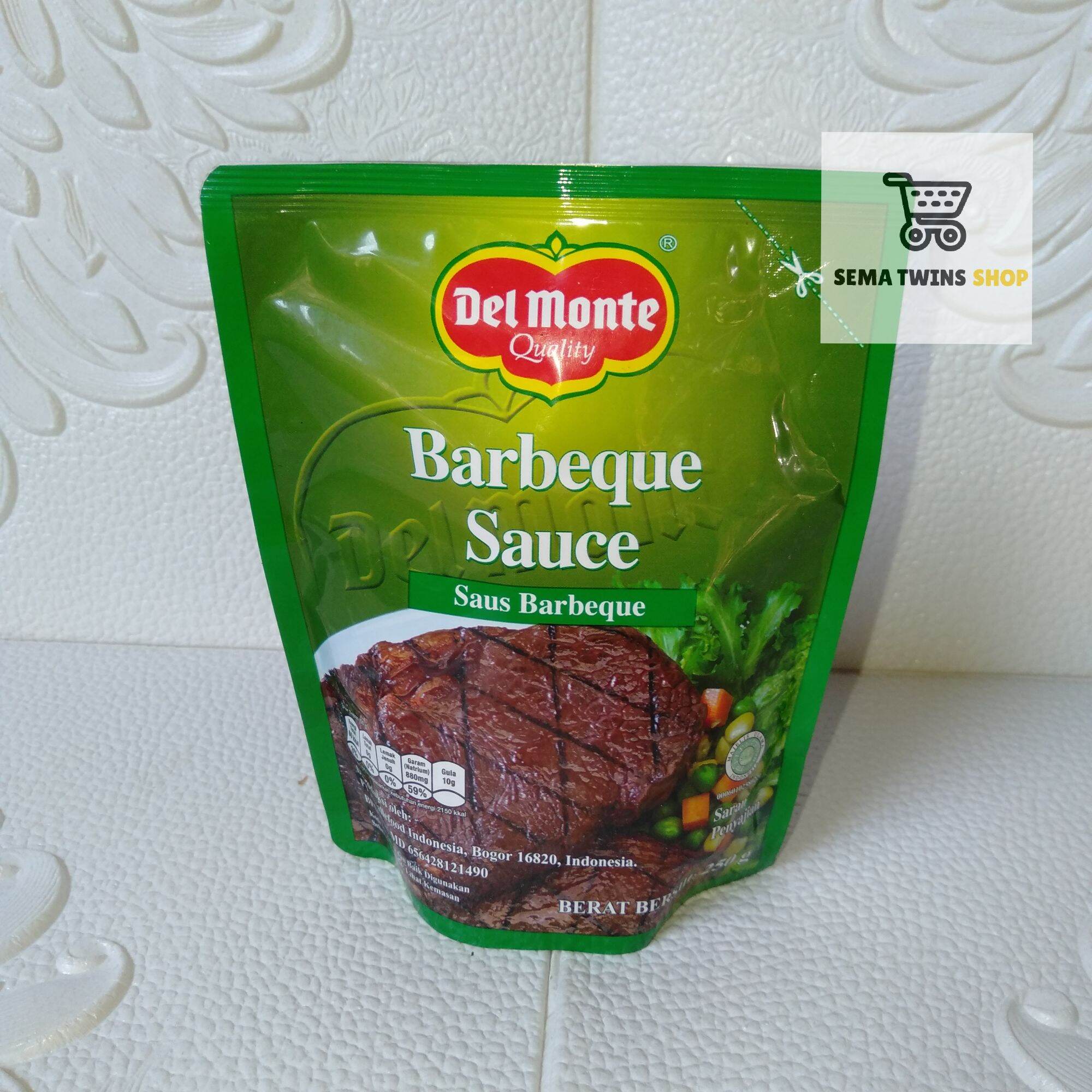 2 PCS Delmonte SAUS BARBEQUE 250gr Saos Bbq Barbekiu 250 Gr