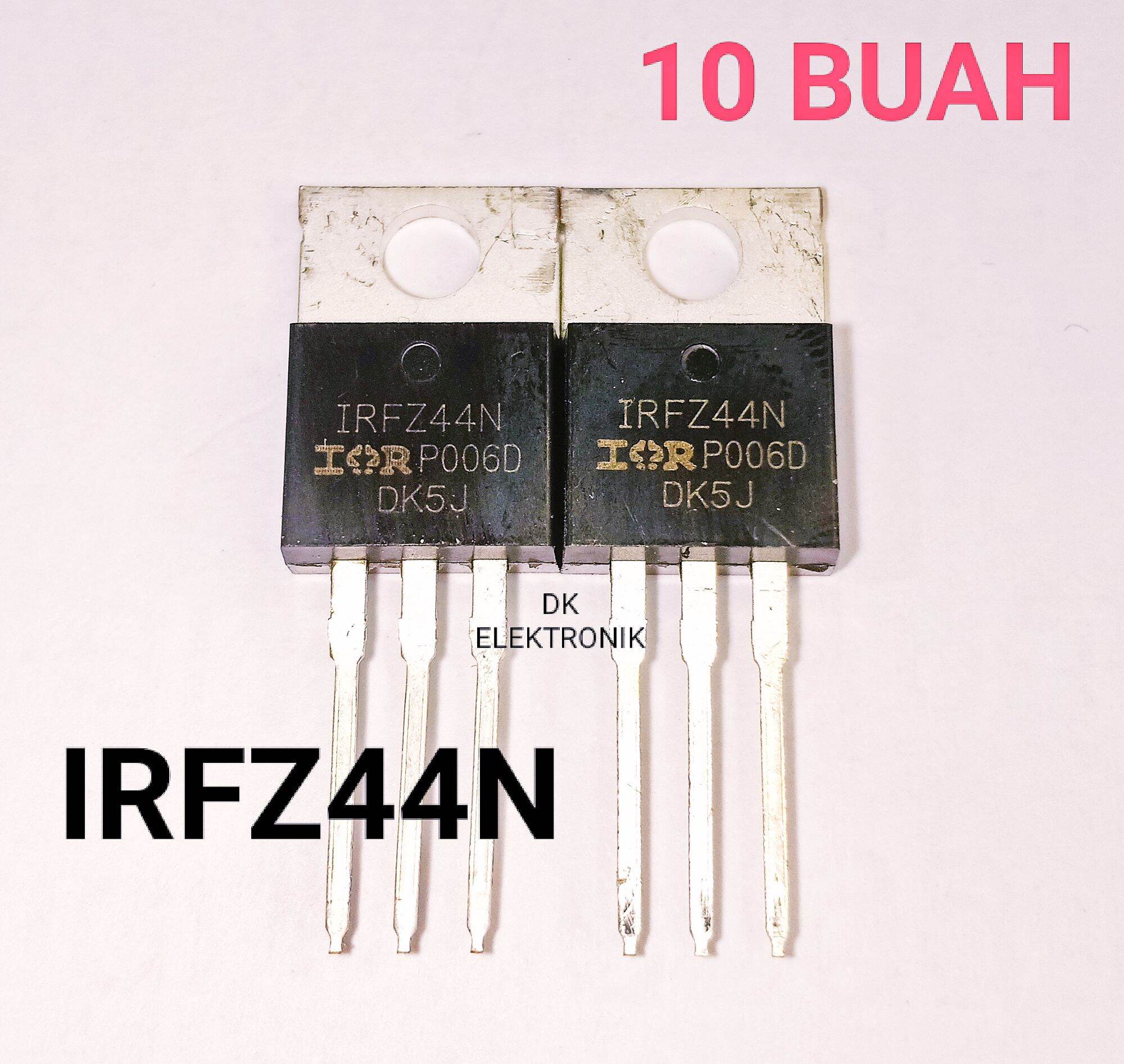 10 Buah IRFZ44N MOSFET IRFZ44N TRANSISTOR IRFZ44N FET IRFZ44N IRFZ