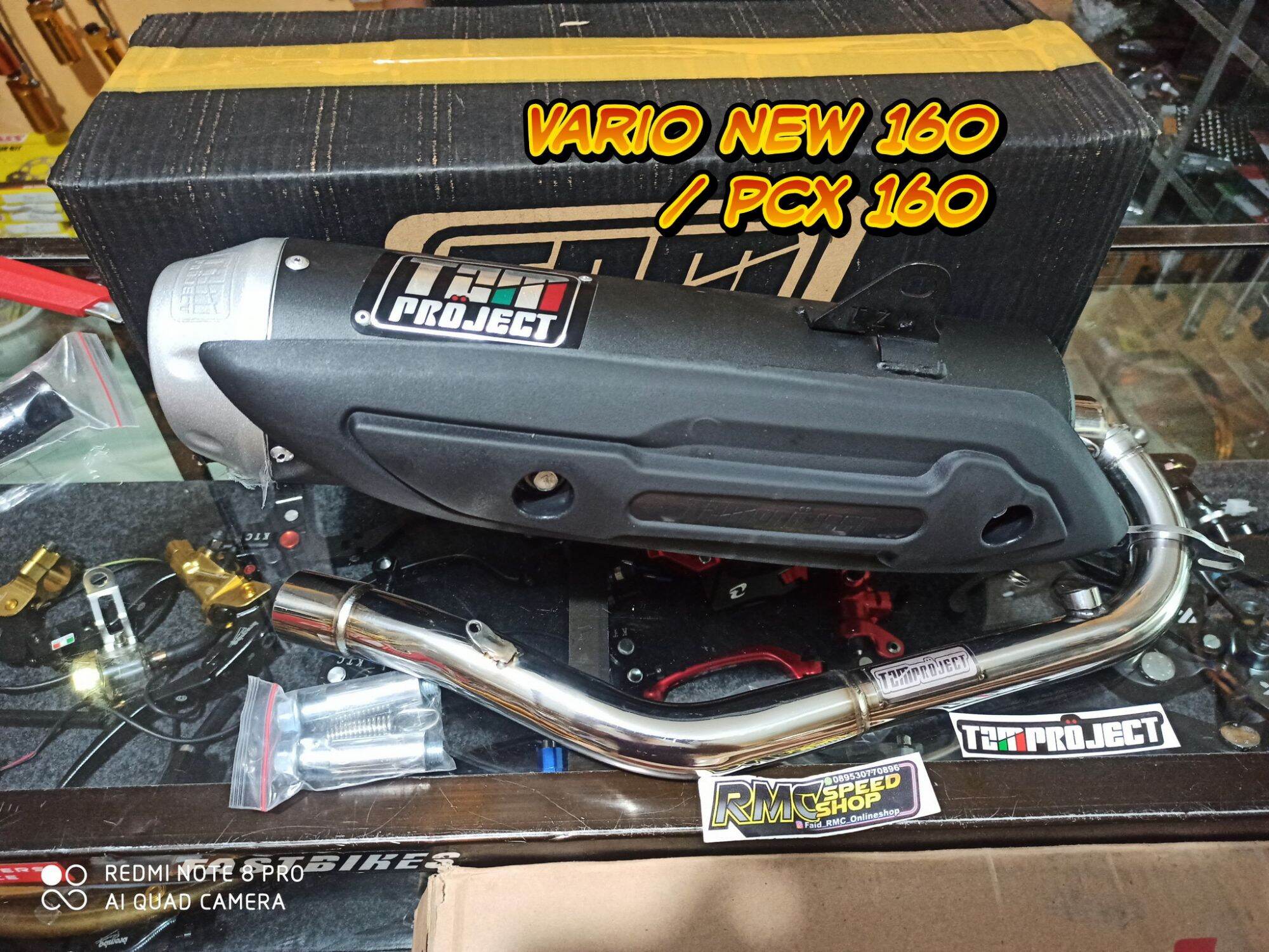 Knalpot Tzm Project Pcx 160 Vario 160 New Original 100 Lazada Indonesia