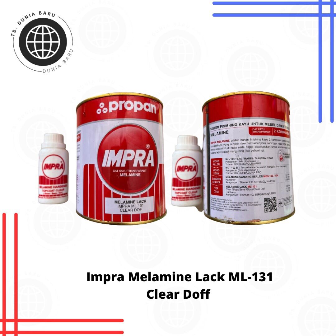 Impra Propan Melamine Lack Clear Gloss Doff ML 123 Lazada Indonesia