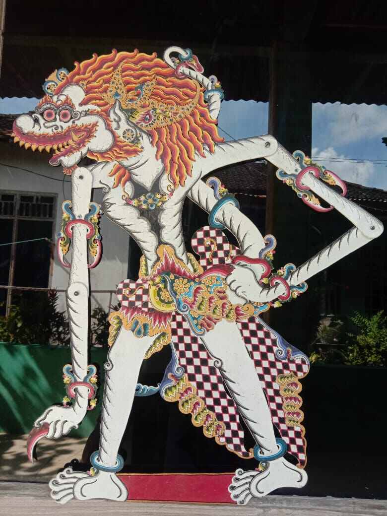 Wayang Kulit Hanoman Obong Kulit Sapi Asli Ukiran Standart Pewayangan Kualitas Bagus Lazada