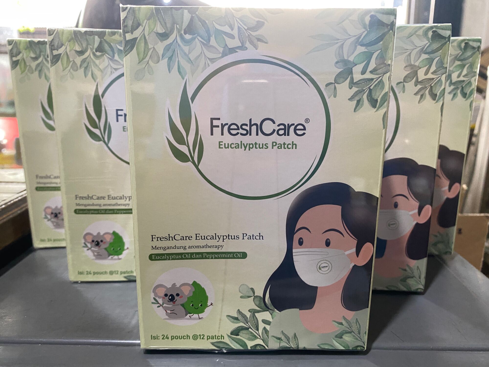 Freshcare Eucalyptus Patch Box Isi Sachet Sachet Isi Patch